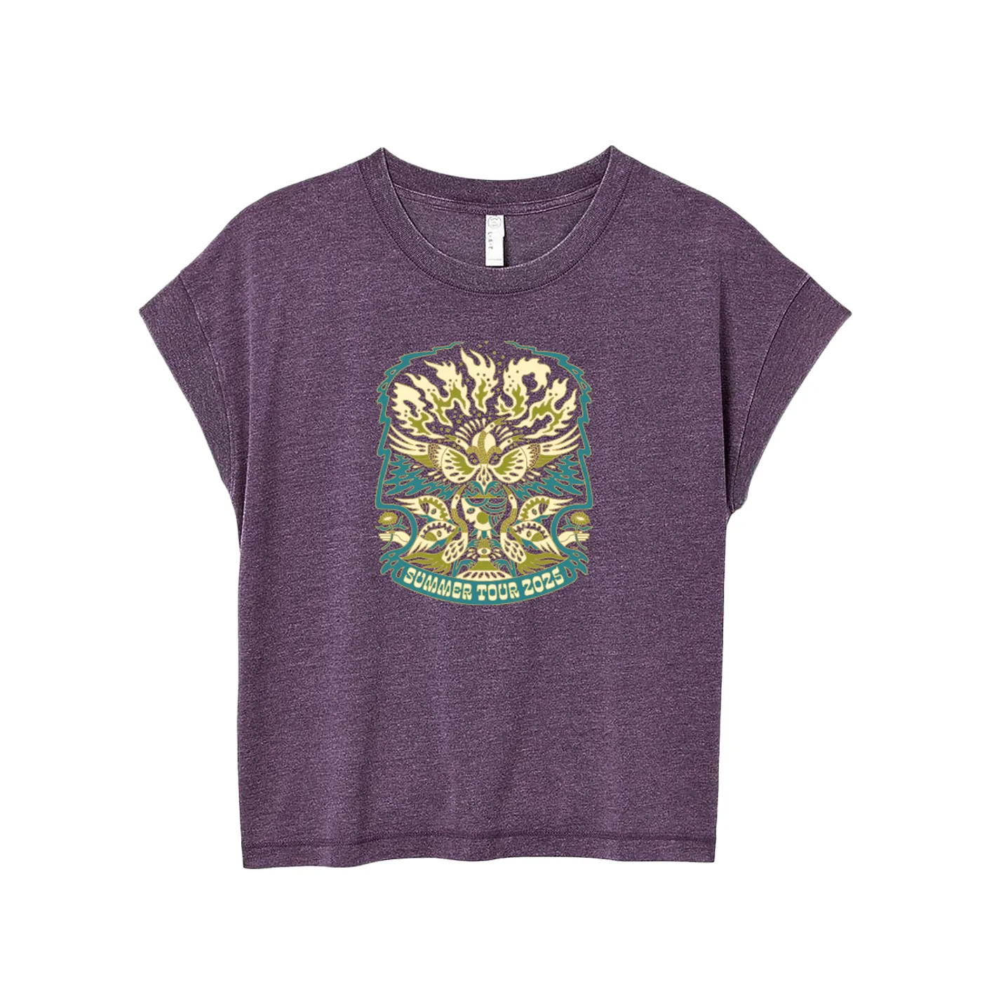 Phish Women's Flaming Bird Head September Tour Tee