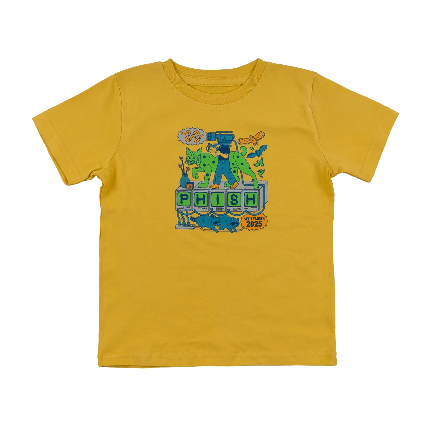 Phish Kid's Bobcat Broadcast September Tour Tee