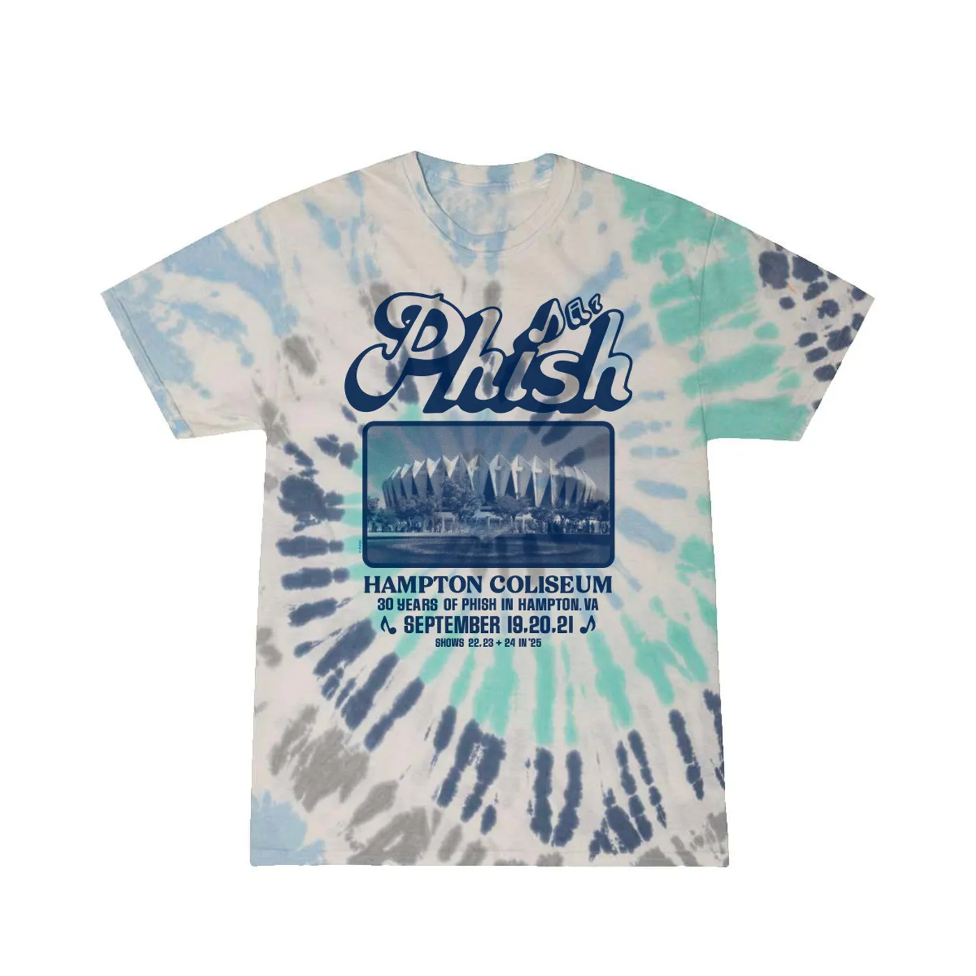 Phish Tie Dye September 2025 Hampton Event Tee