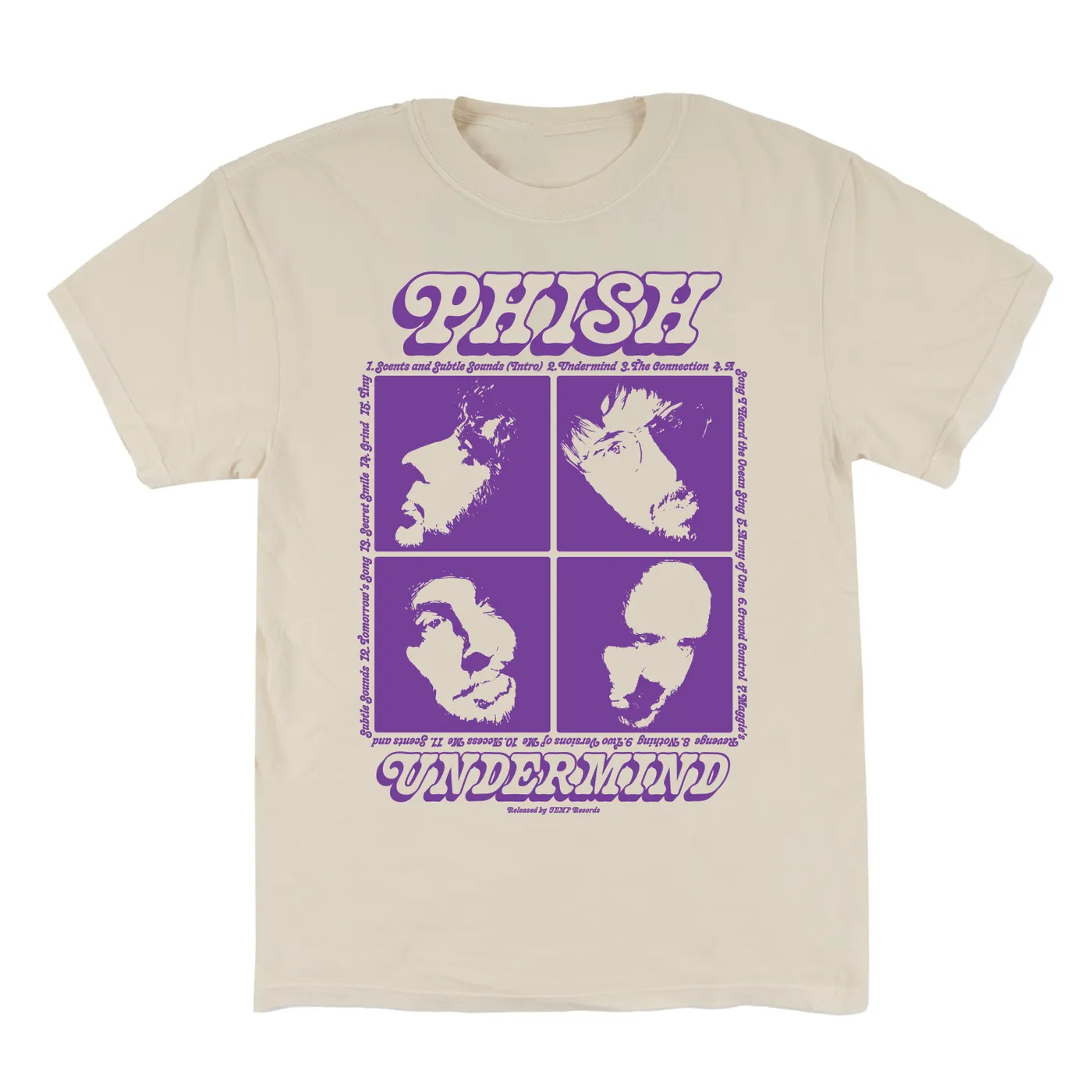 Phish Tomorrow's Song Tee on Cream