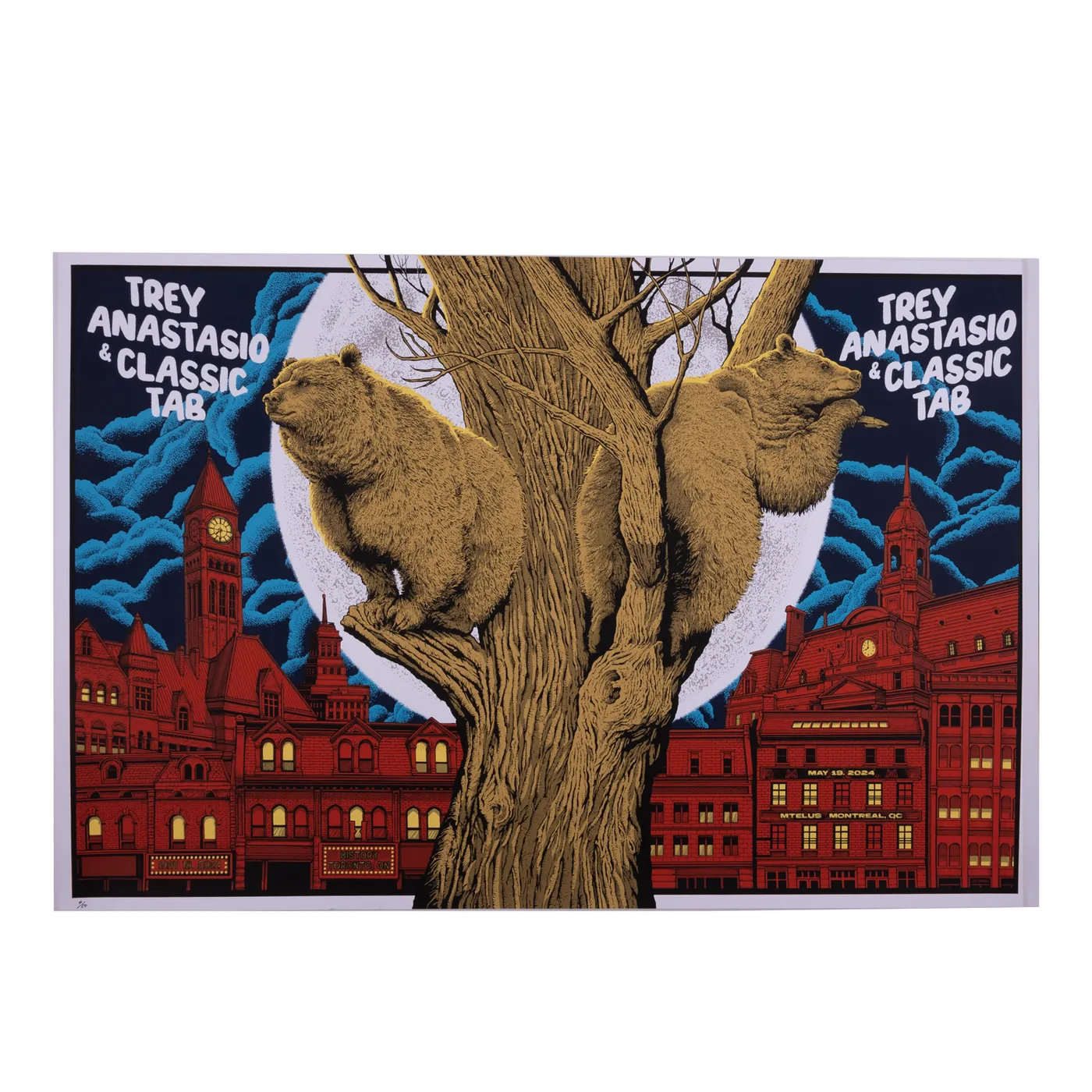 Phish EVENT POSTER (DIPTYCH) - CTAB - TORONTO/MONTREAL 2024