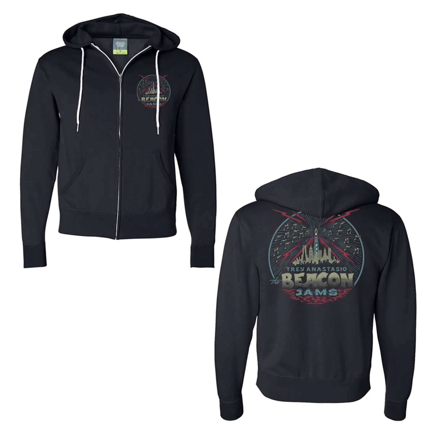 Phish Trey Anastasio The Beacon Jams Hoodie on Navy