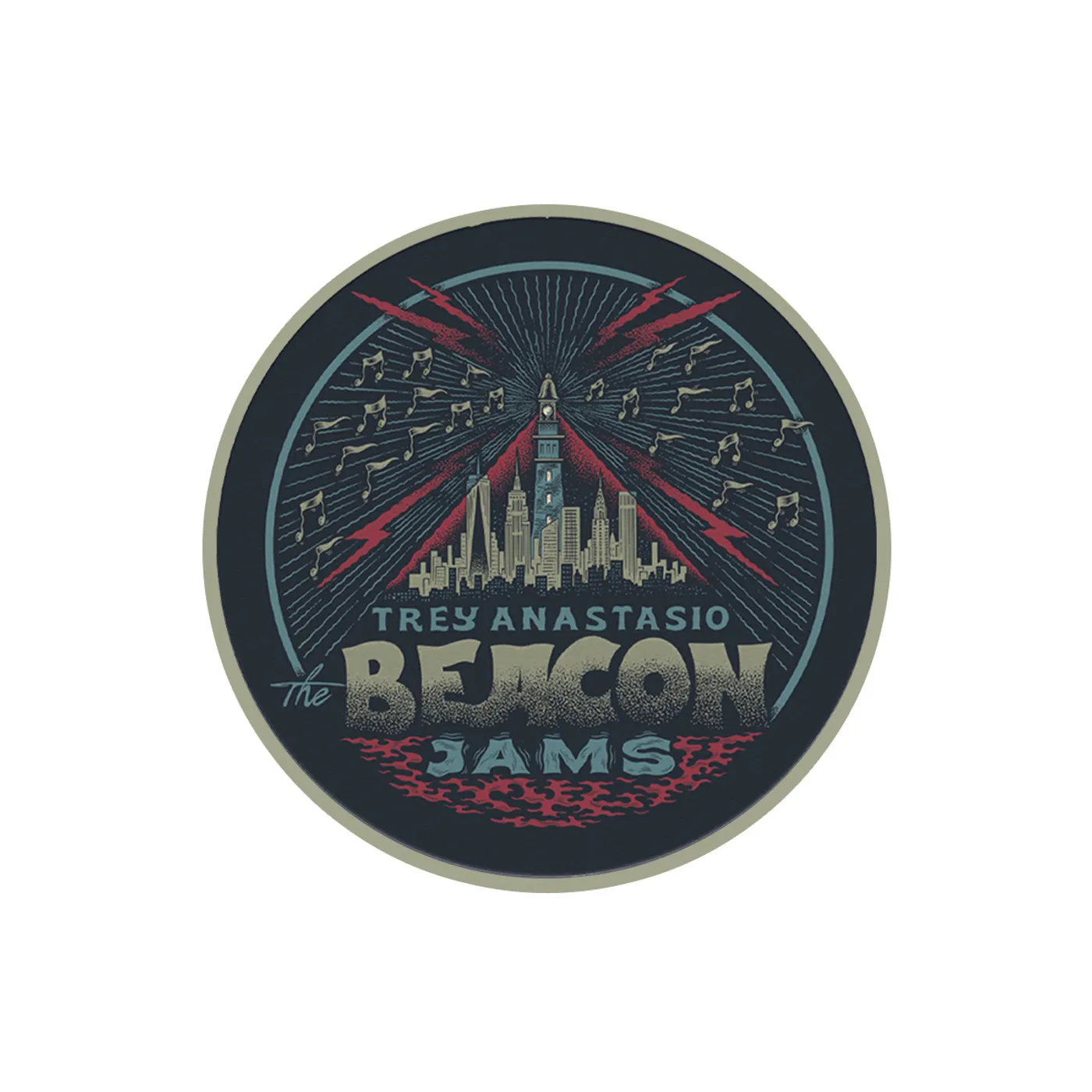 Trey Anastasio The Beacon Jams Woven Patch 3"