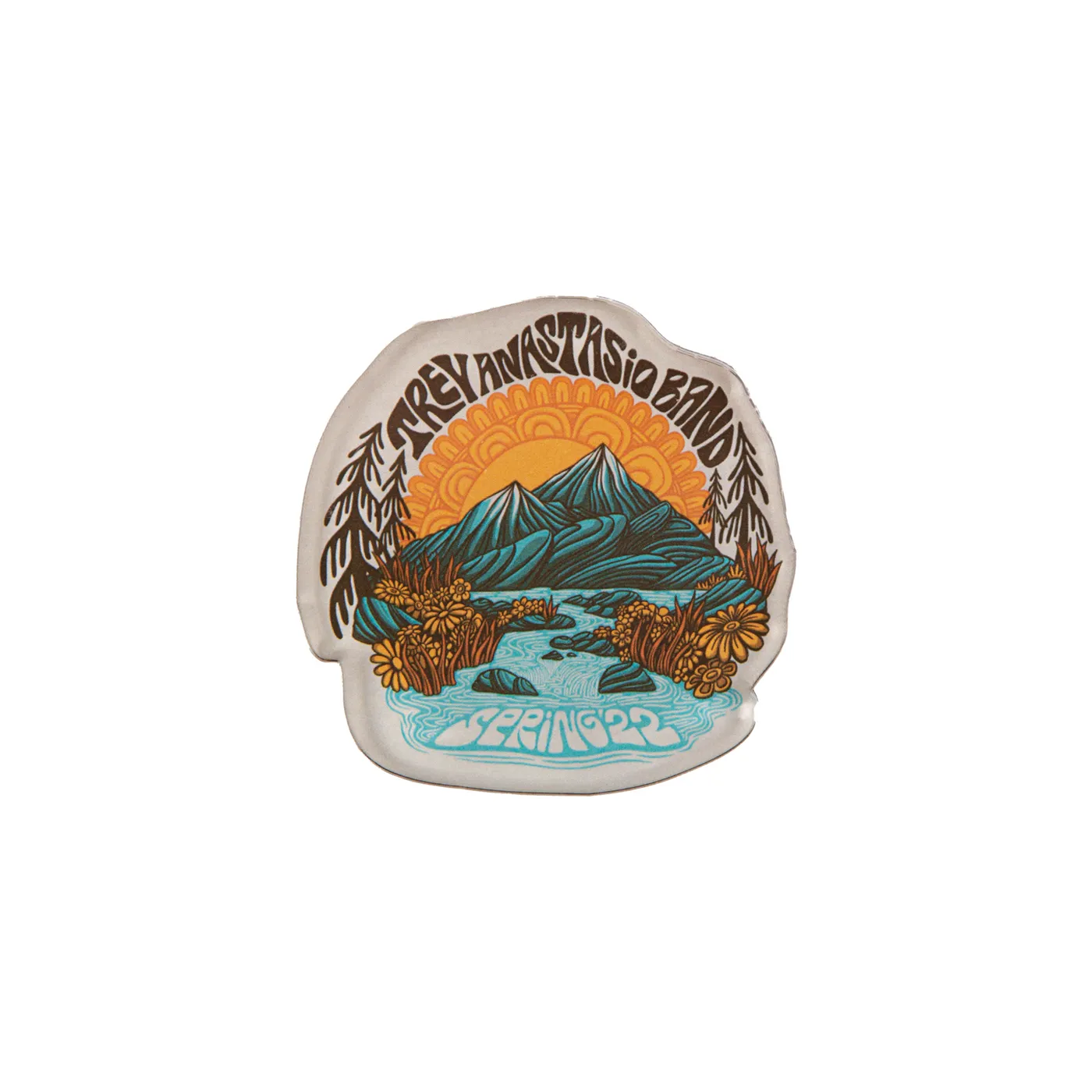 Trey Anastasio LUCITE MAGNET - TAB Mountain Tour 2022