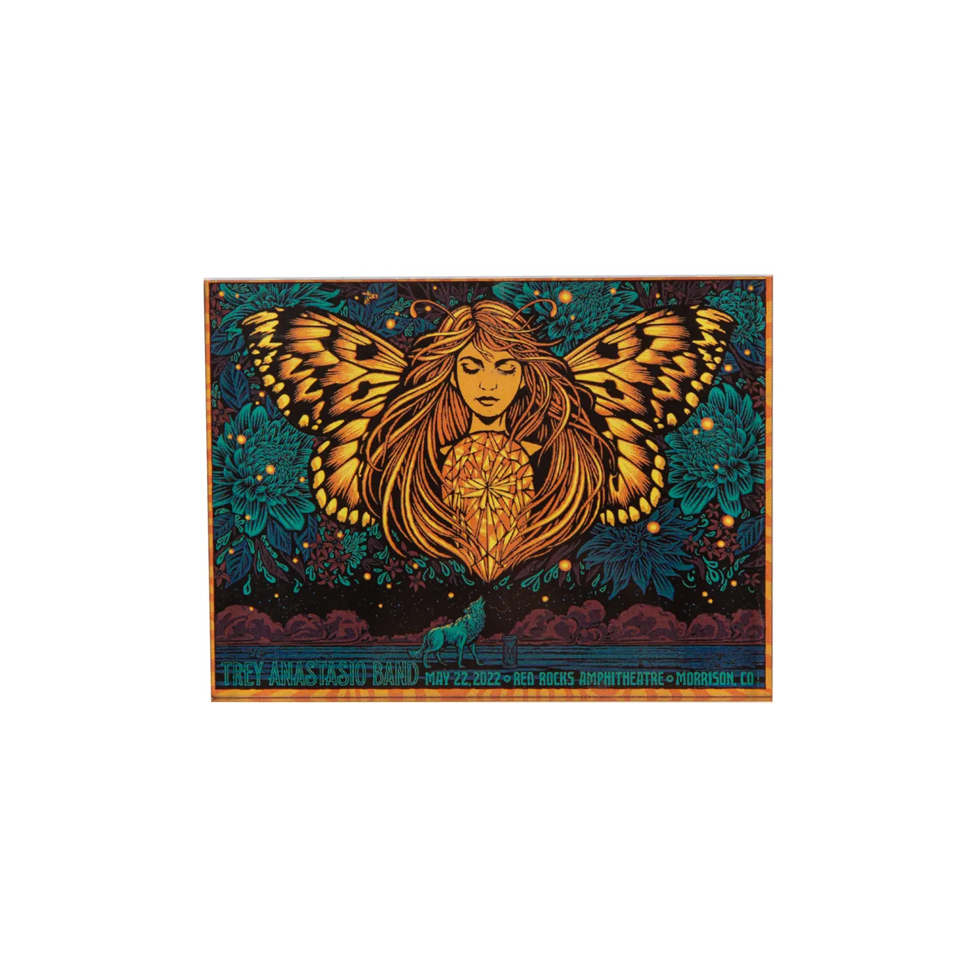 Trey Anastasio Band Red Rocks Tour 2022 Lucite Magnet
