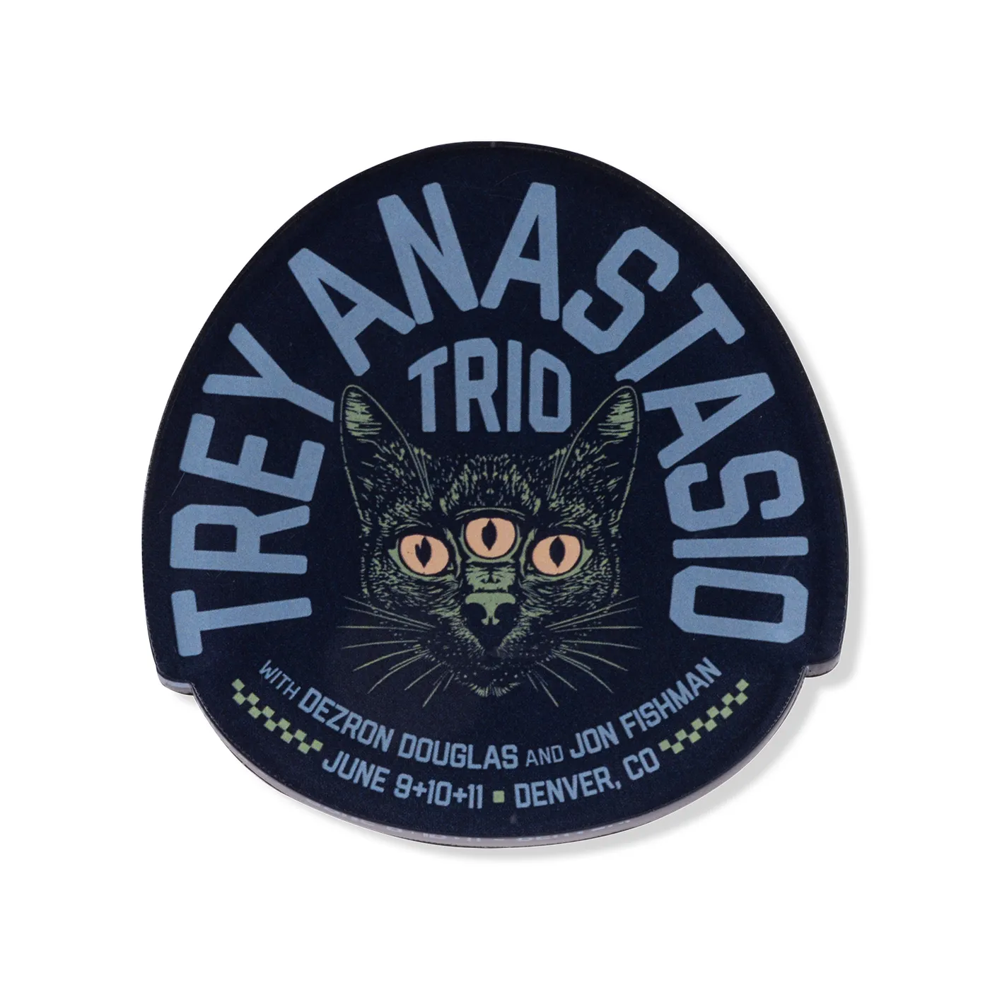 Lucite Magnet - Trey Anastasio Trio Denver 2023 - 3-Eyed Cat