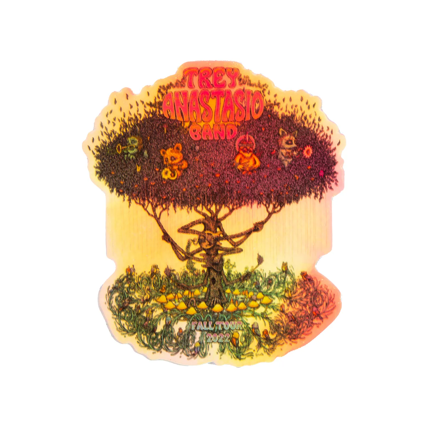 Trey Anastasio FOIL STICKER - TAB Fall Tour 2022 - Tree & Friends