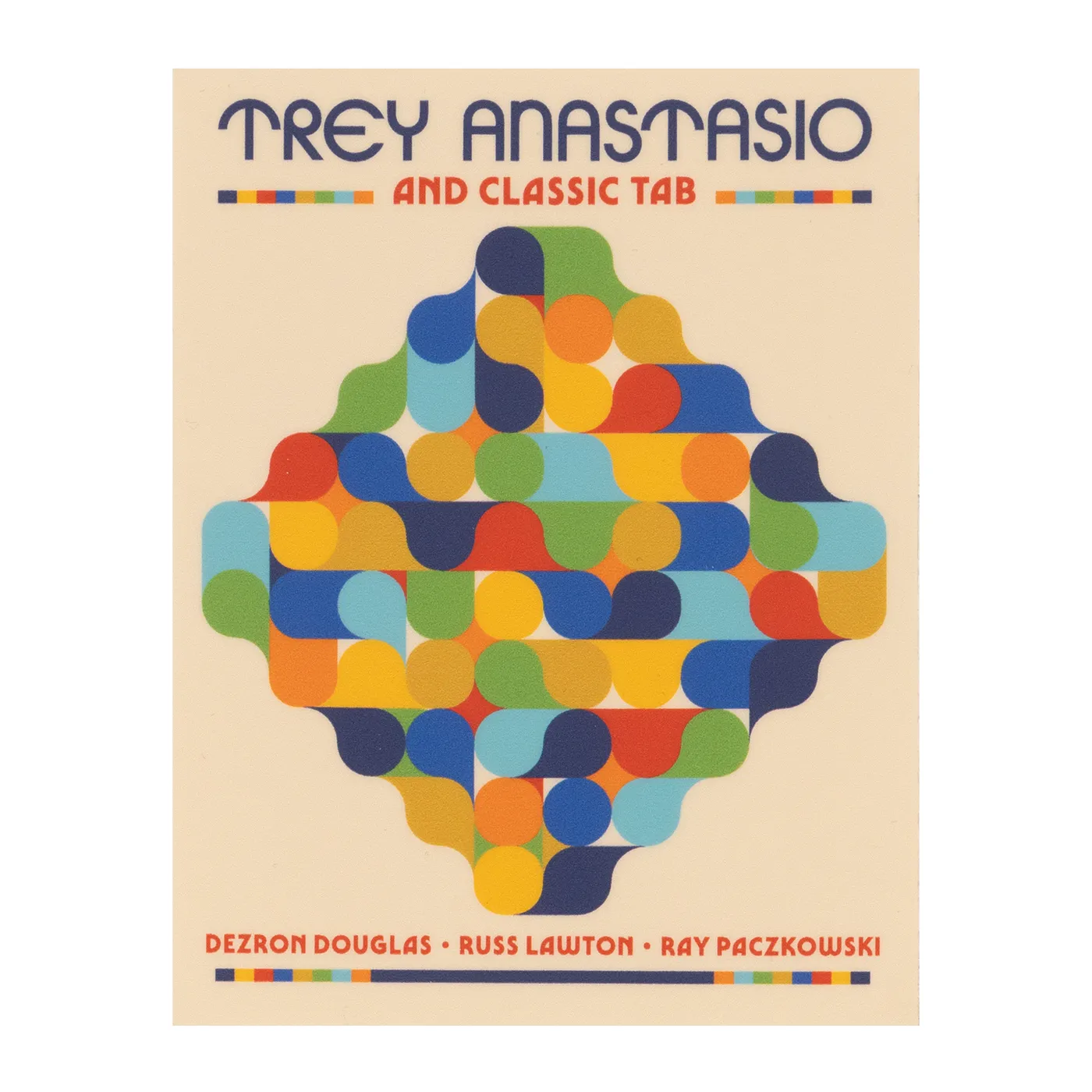 Trey Anastasio STICKER - CTAB - FLOWING CIRCLES