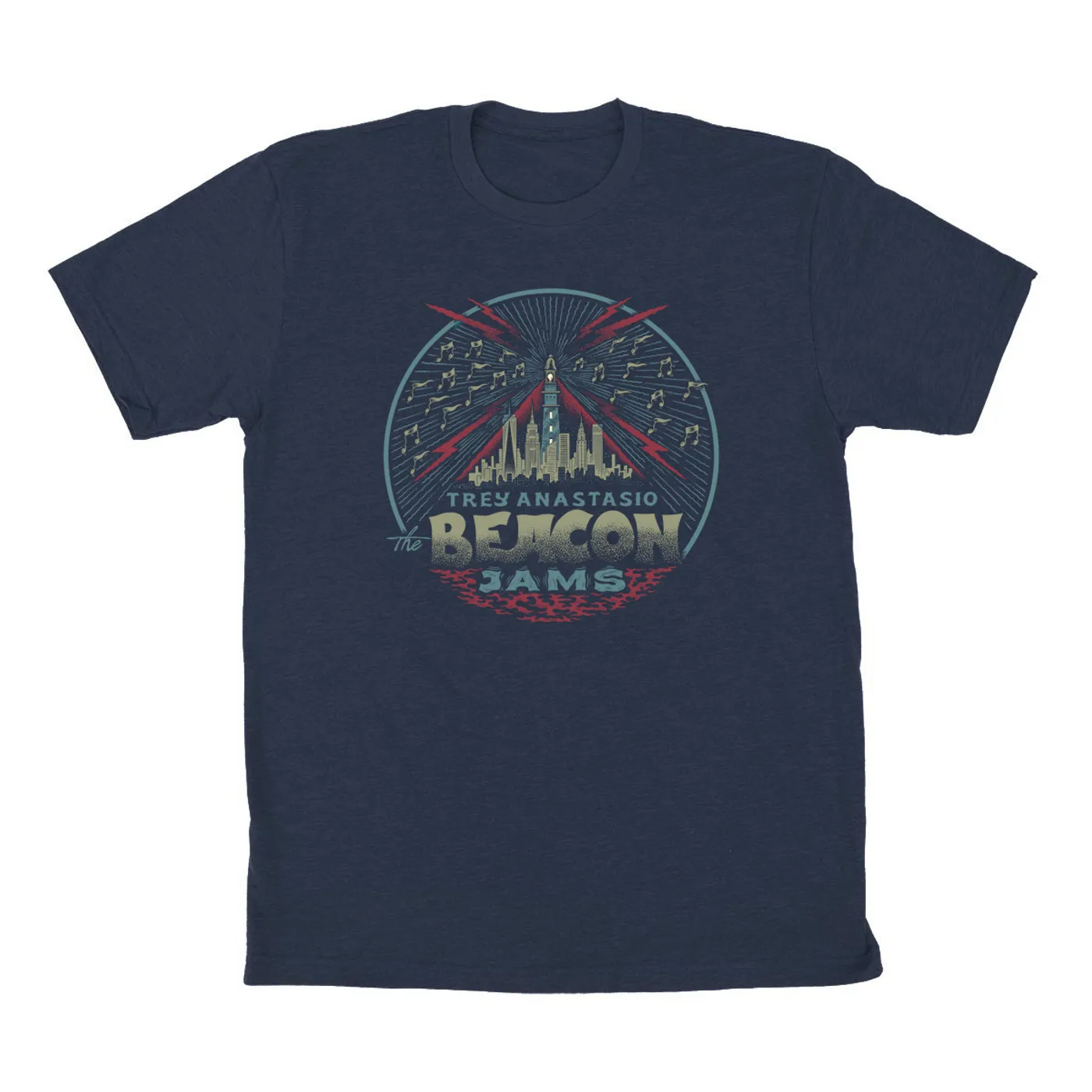 Trey Anastasio The Beacon Jams Standard T on Midnight Navy