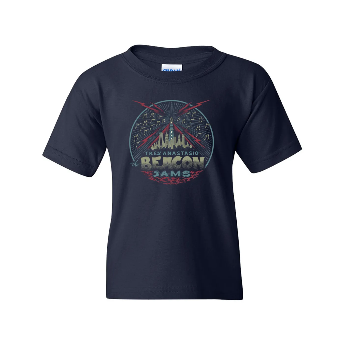 Trey Anastasio Kids The Beacon Jam T on Navy
