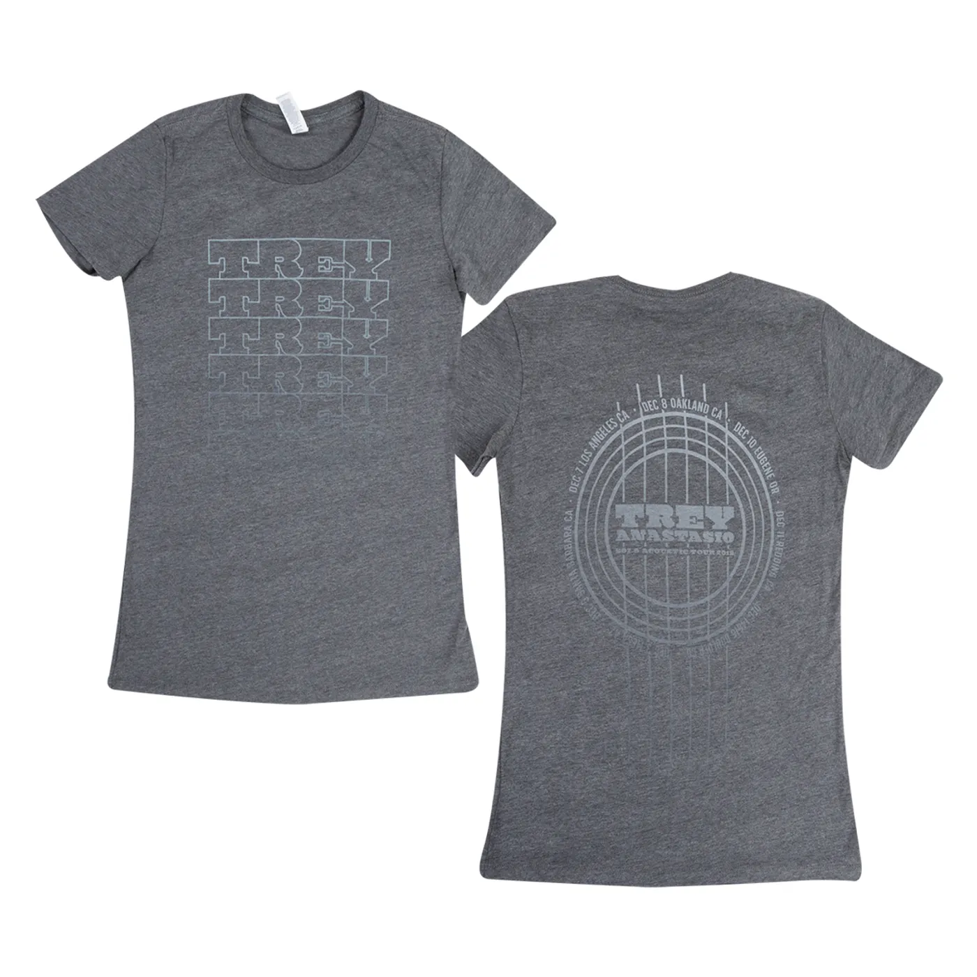 Trey Anastasio Women's Solo Acoustic Tour 2018 Name Tee