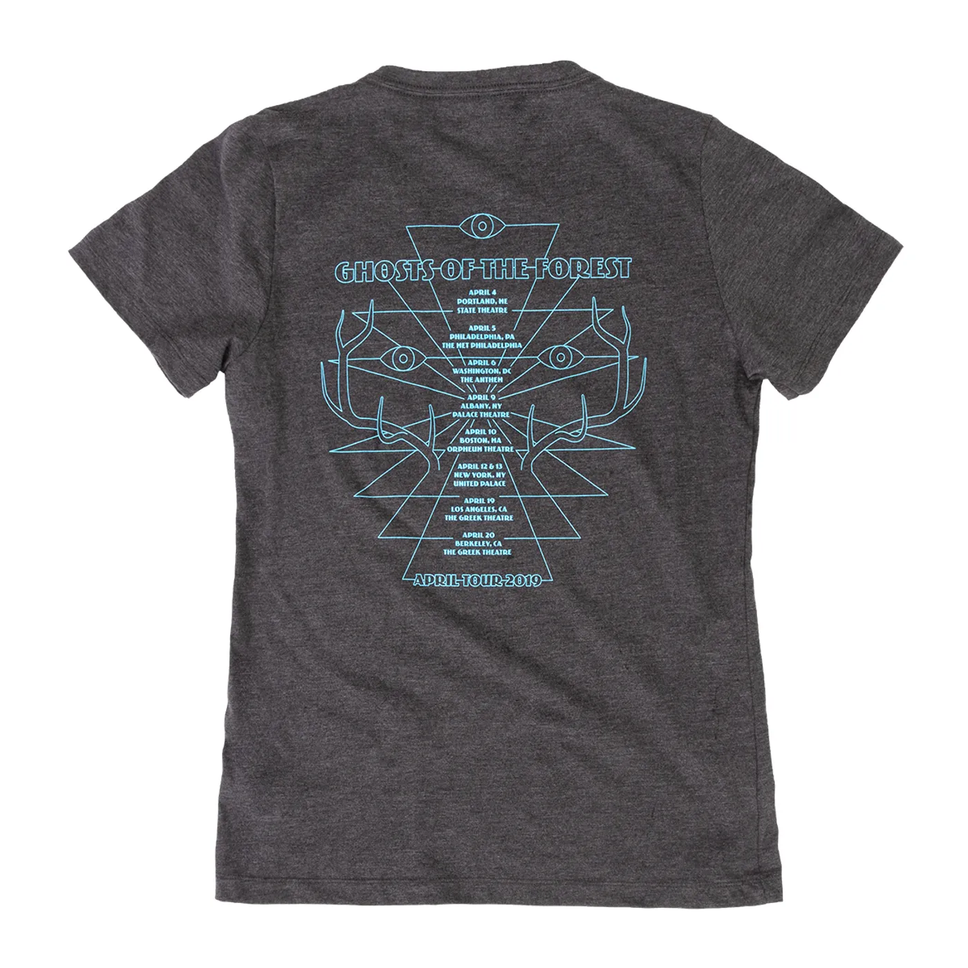 Trey Anastasio Ghosts of the Forest Women's Horns Tour V-Neck