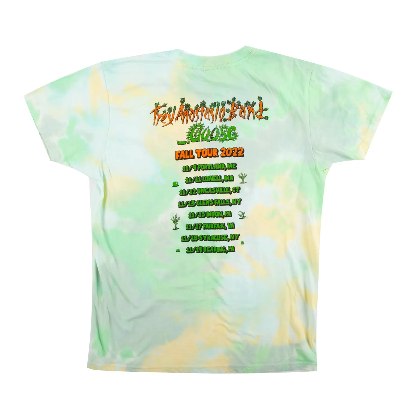 Trey Anastasio TAB & Goose Fall Tour 2022 Tee - Peas & Carrots