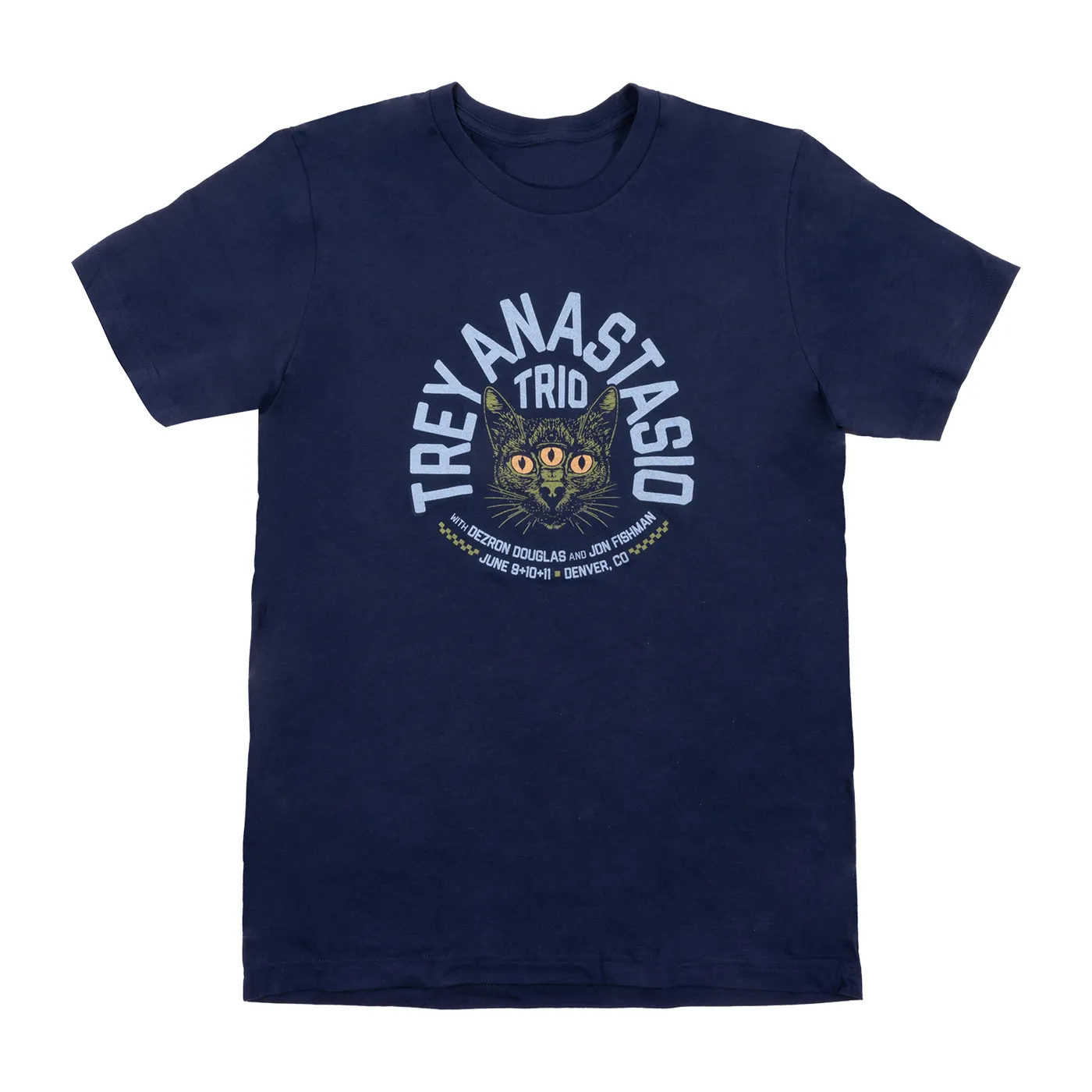Trey Anastasio Trio Denver 2023 Tee - 3-Eyed Cat