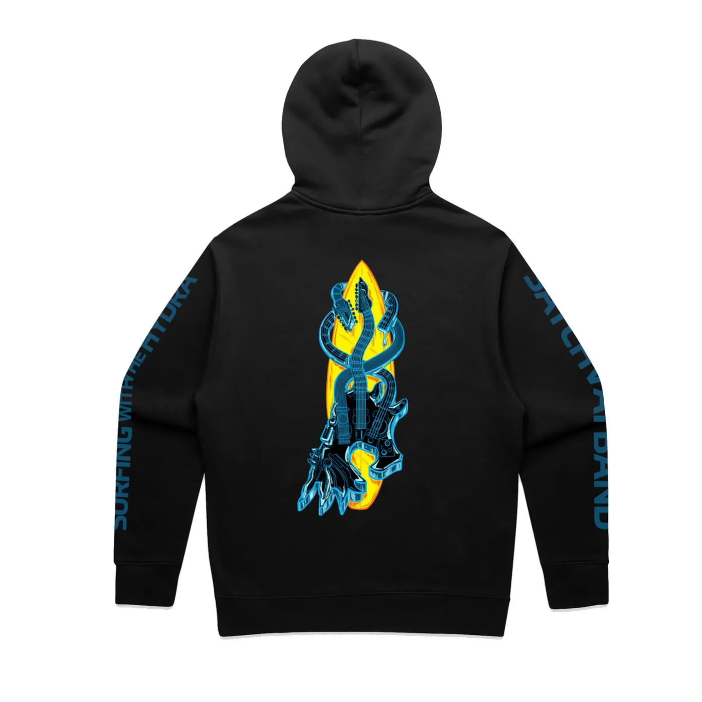 Joe Satriani Hydra Tour Black Zip Hoodie