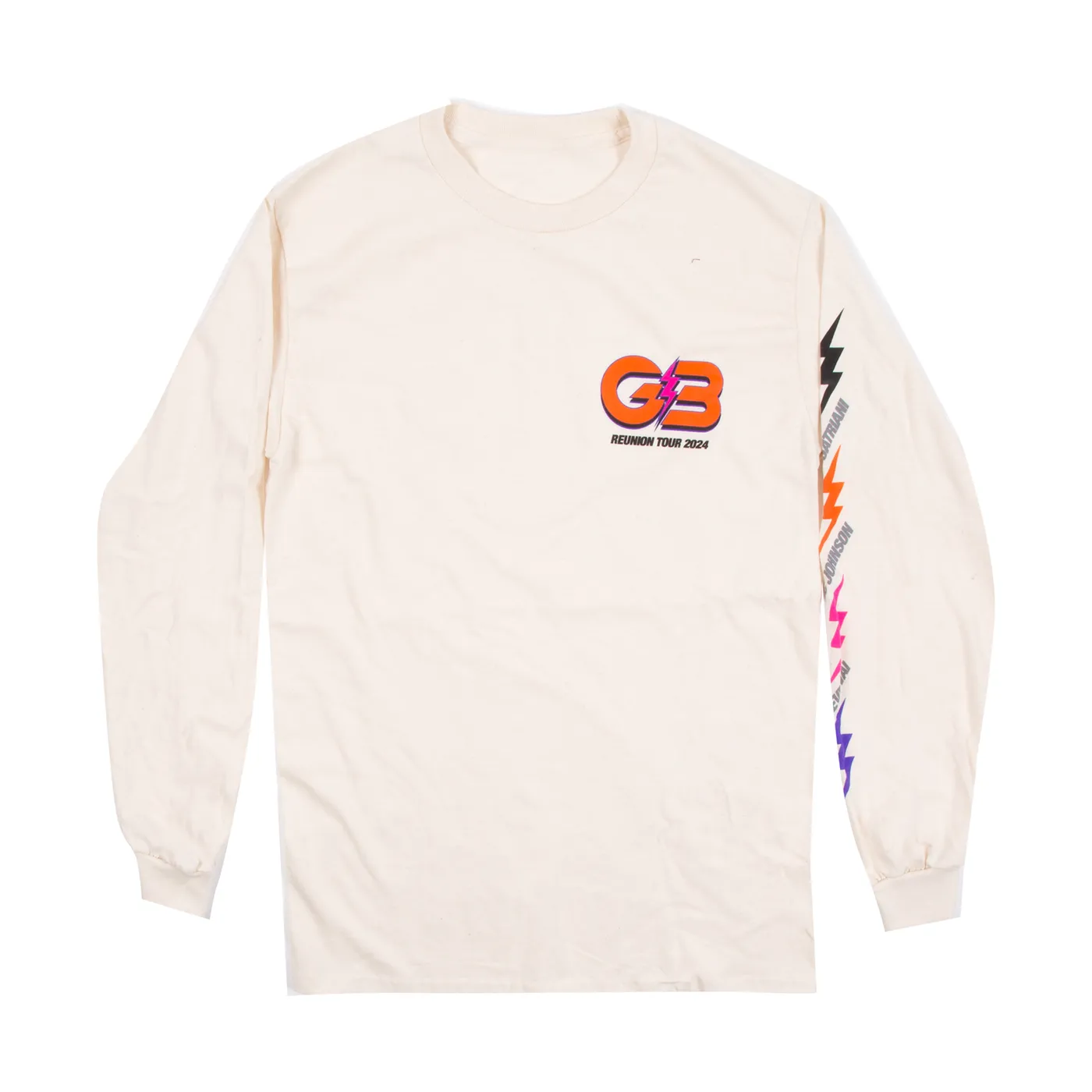 Joe Satriani G3 MULTI BOLTS LONG SLEEVE TEE