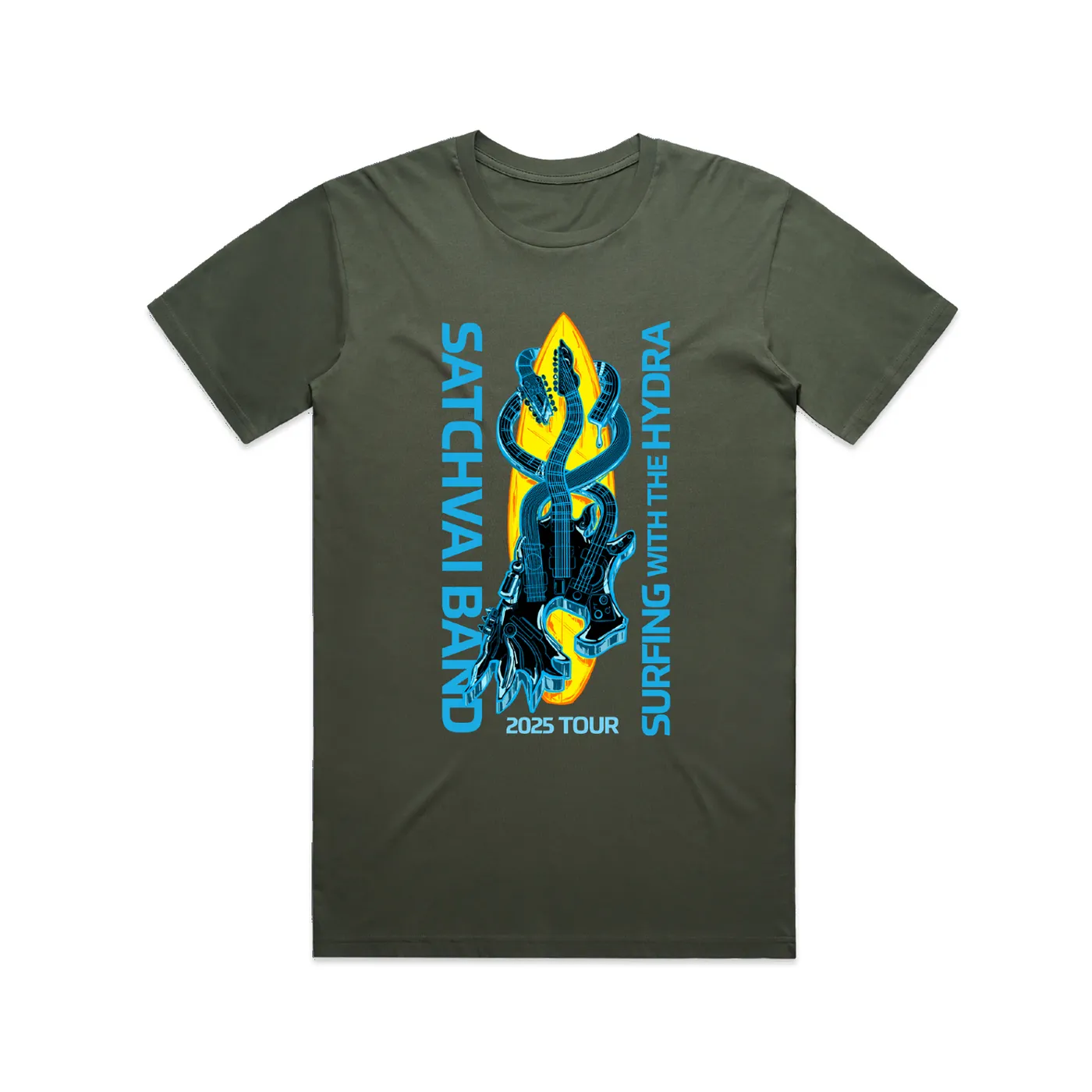 Joe Satriani Hydra Tour Green Tee