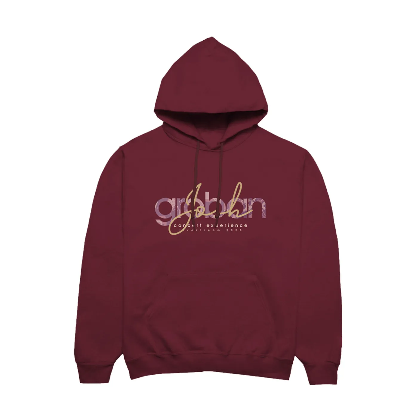 Josh Groban Maroon Livestream Hoodie