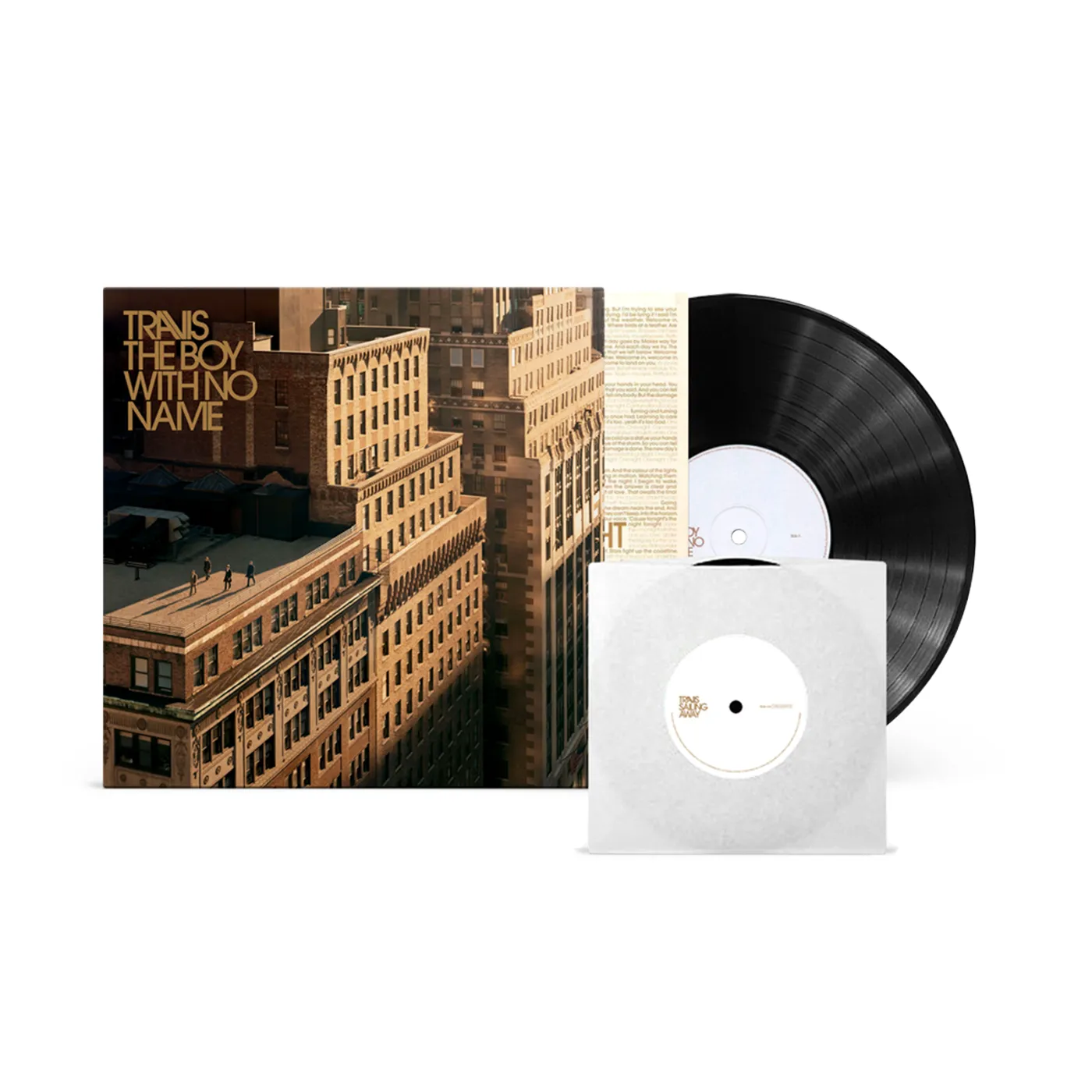 Travis THE BOY WITH NO NAME BLACK VINYL + 7-INCH