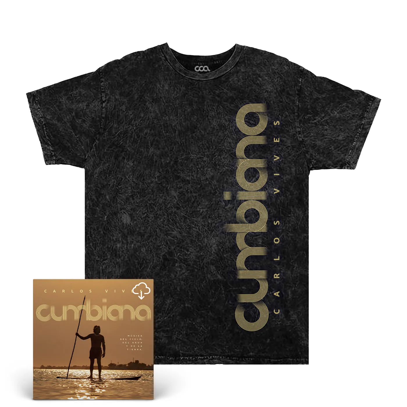 Carlos Vives Cumbiana Tee + Digital Album Download