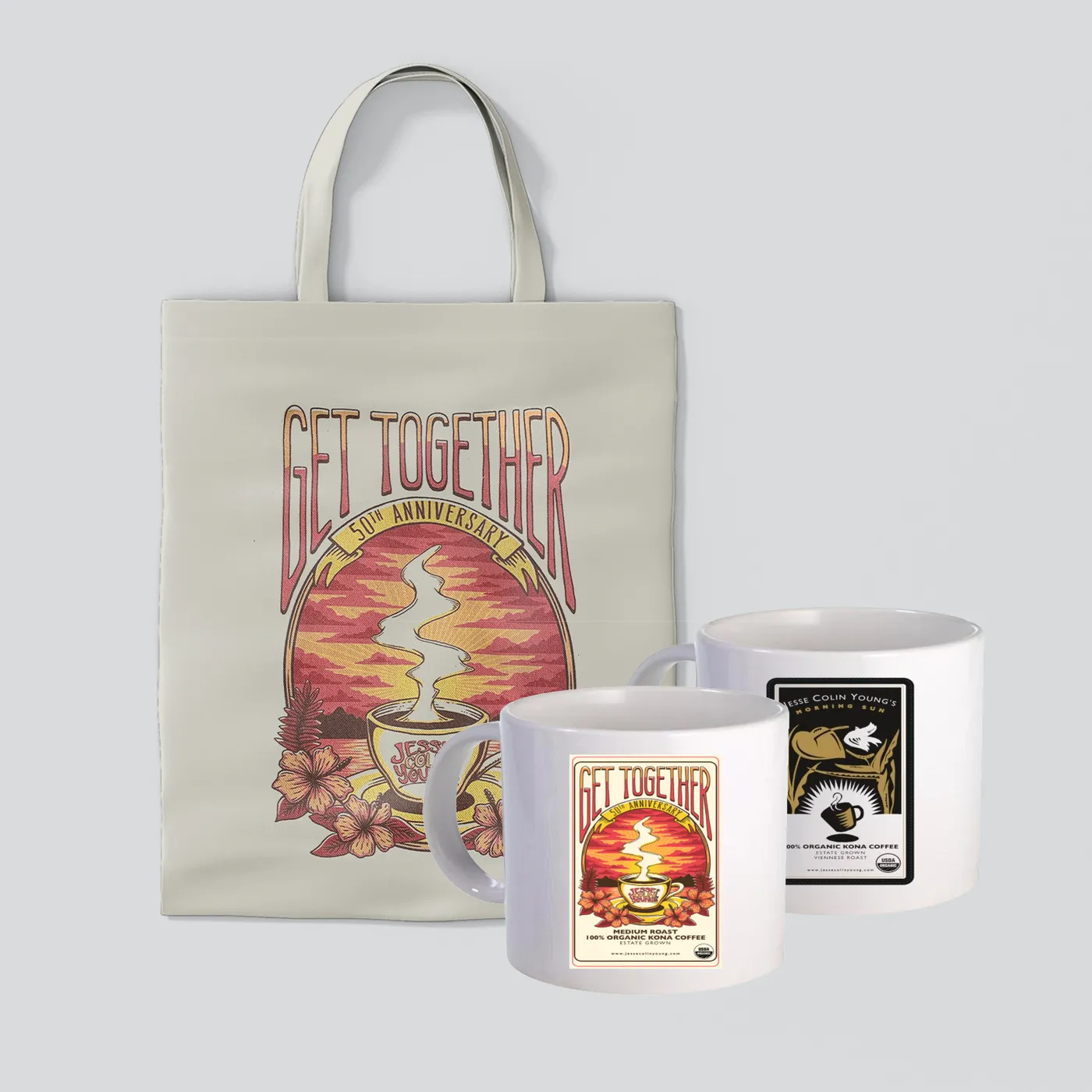 Jesse Colin Young Get Together Mug and Tote Bundle