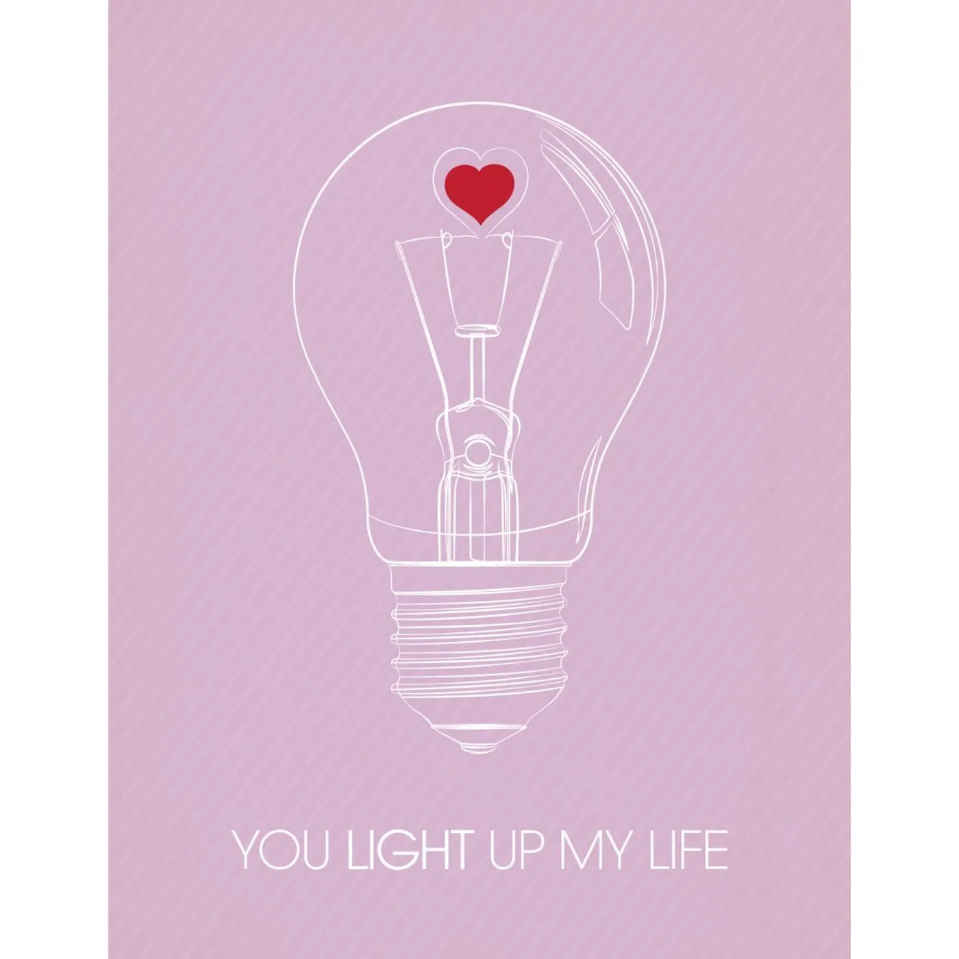 Whitney Houston Light Up My Life Card