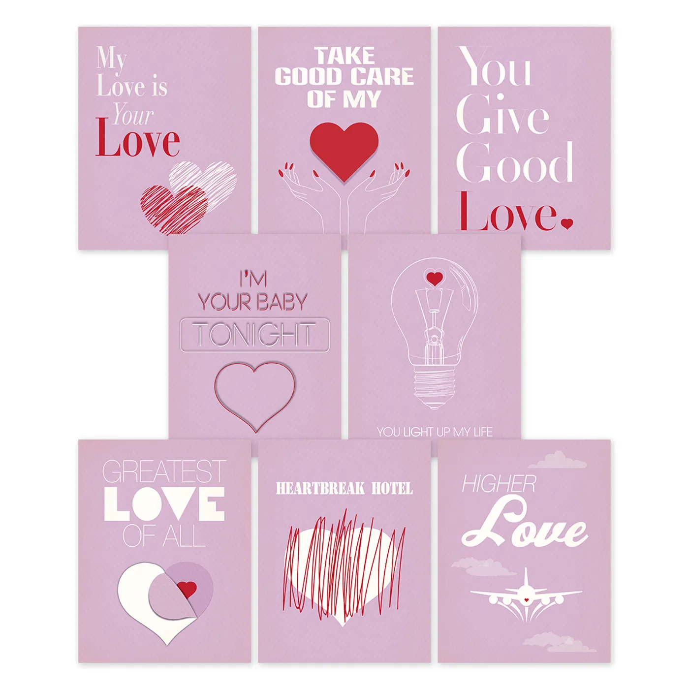 Whitney Houston Exclusive Cards Bundle (8 Cards)