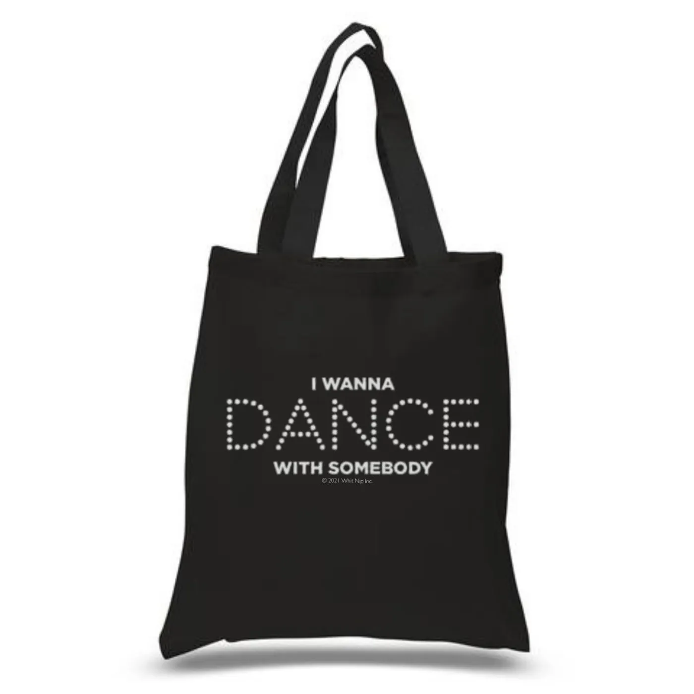 Whitney Houston Dance Lights Black Tote Bag