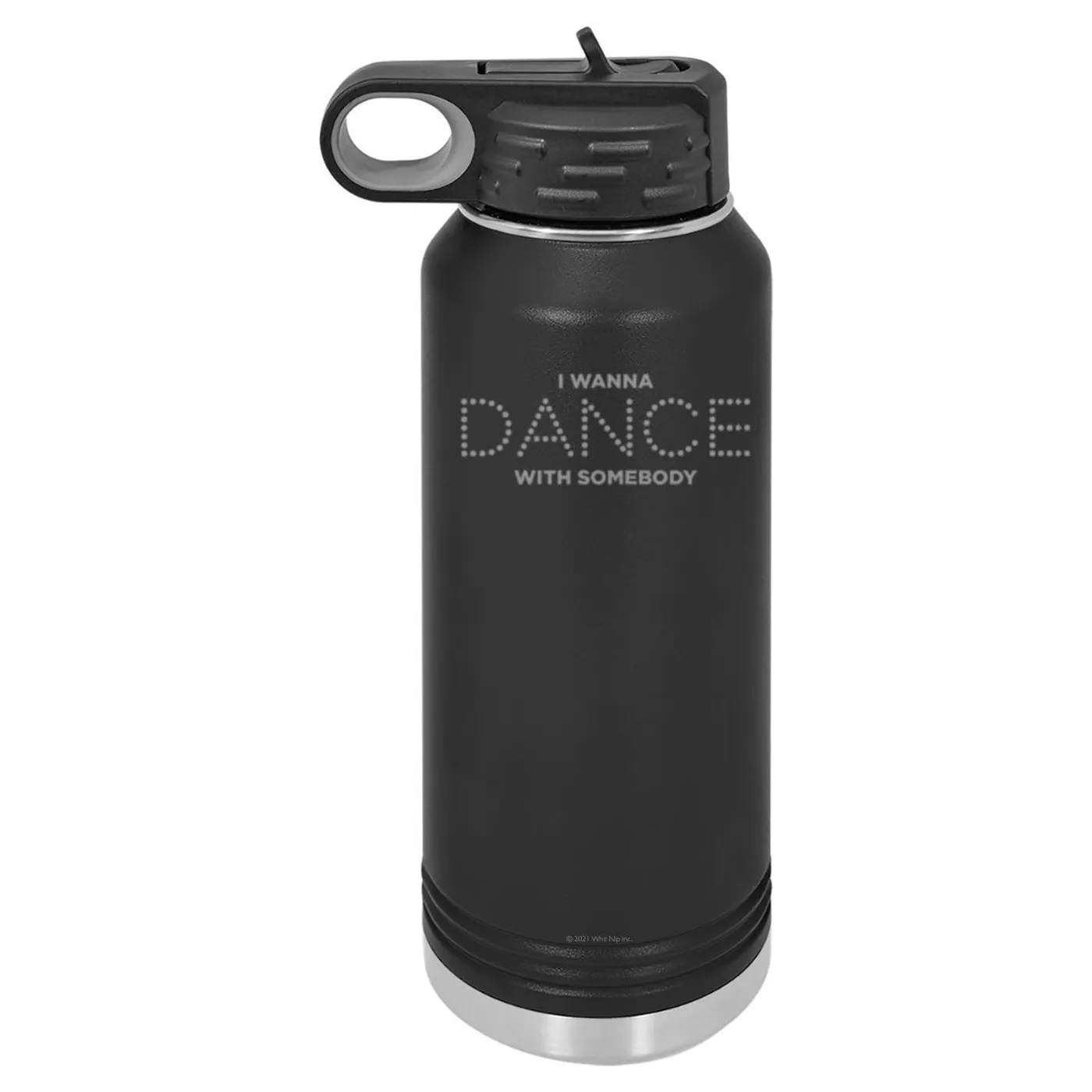 Whitney Houston Dance Lights Black Polar Camel Water Bottle