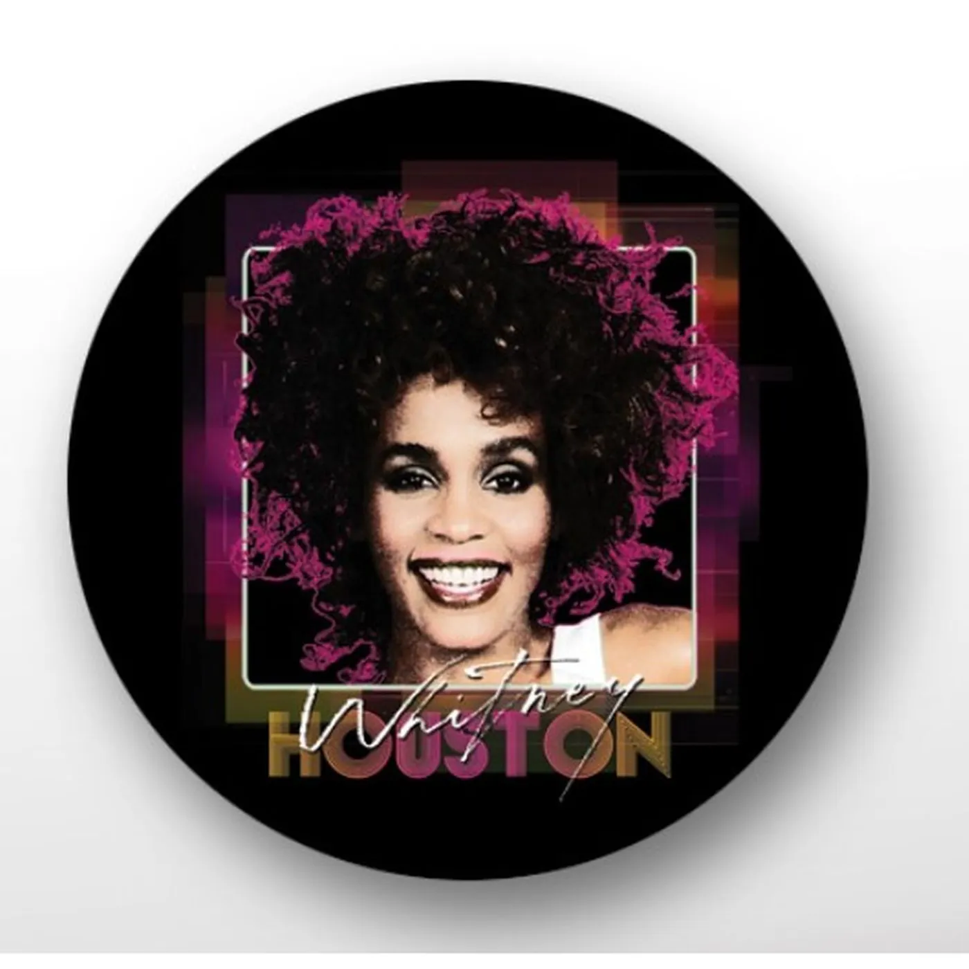 Whitney Houston Vivid Whitney 1.25" Button