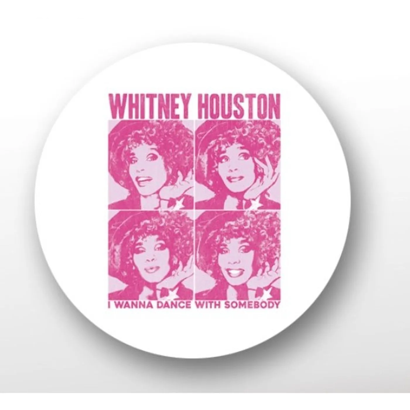 Whitney Houston Whitney Pop Art 1.25" Button