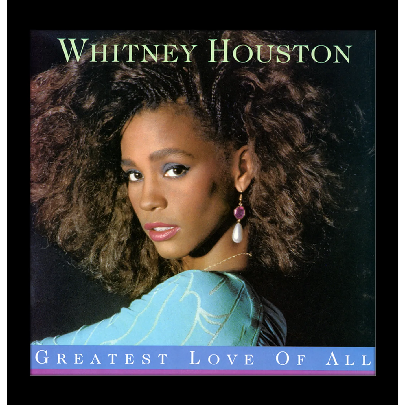 Whitney Houston Greatest Love of All 12x12 Framed Print