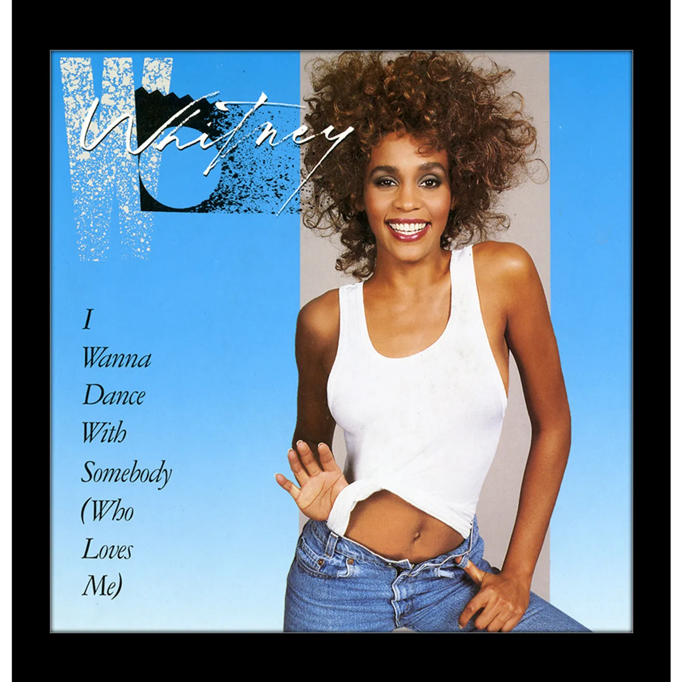 Whitney Houston I Wanna Dance With Somebody 12x12 Framed Print