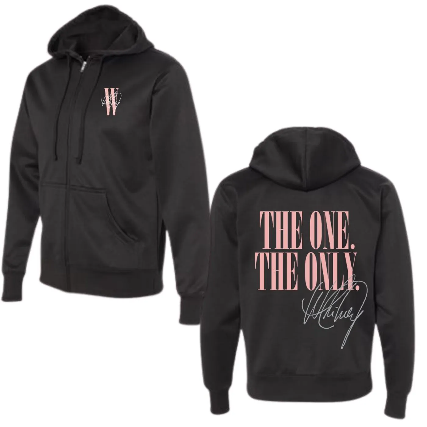 Whitney Houston One & Only Zip Hoodie