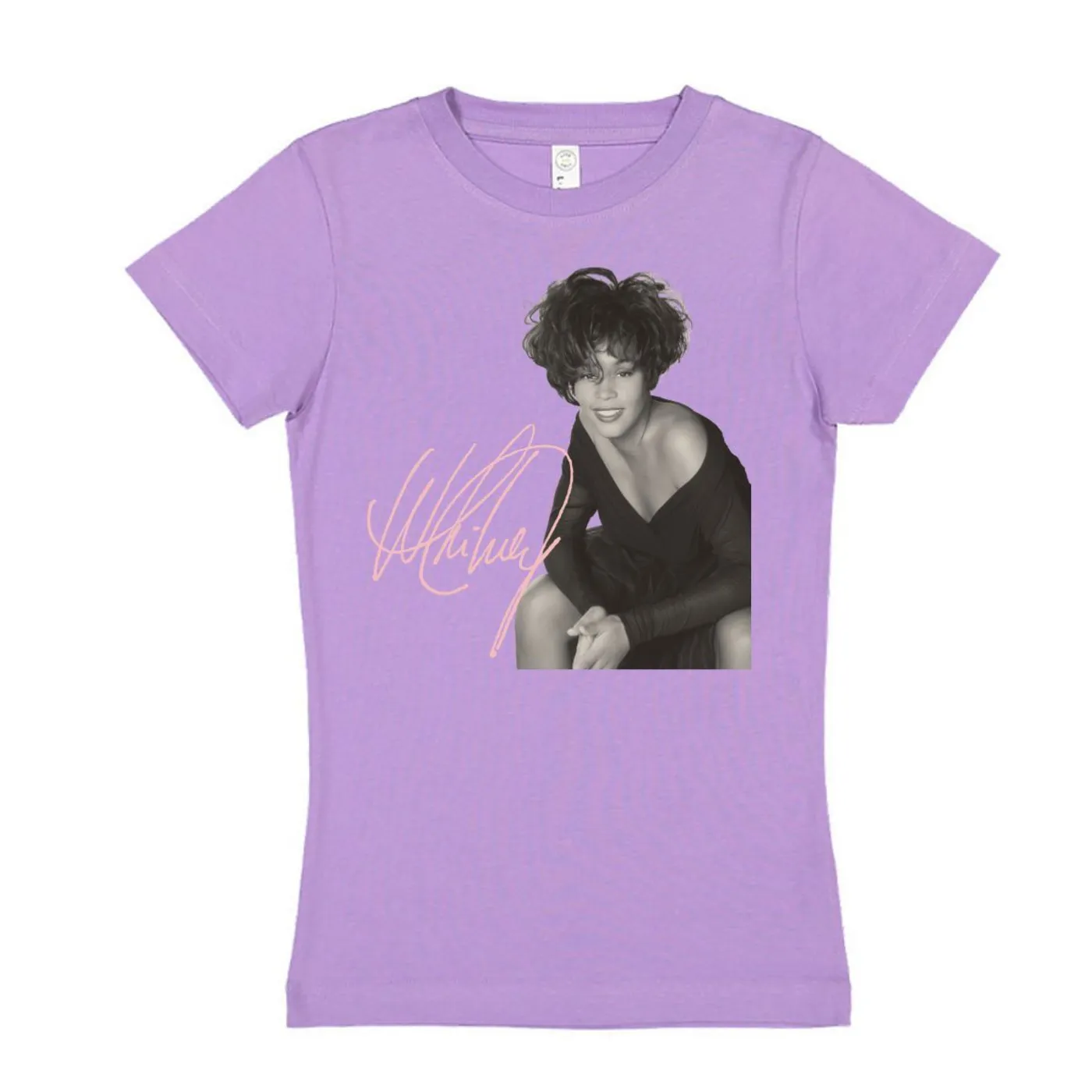 Whitney Houston Women's Off The Shoulder T-Shirt