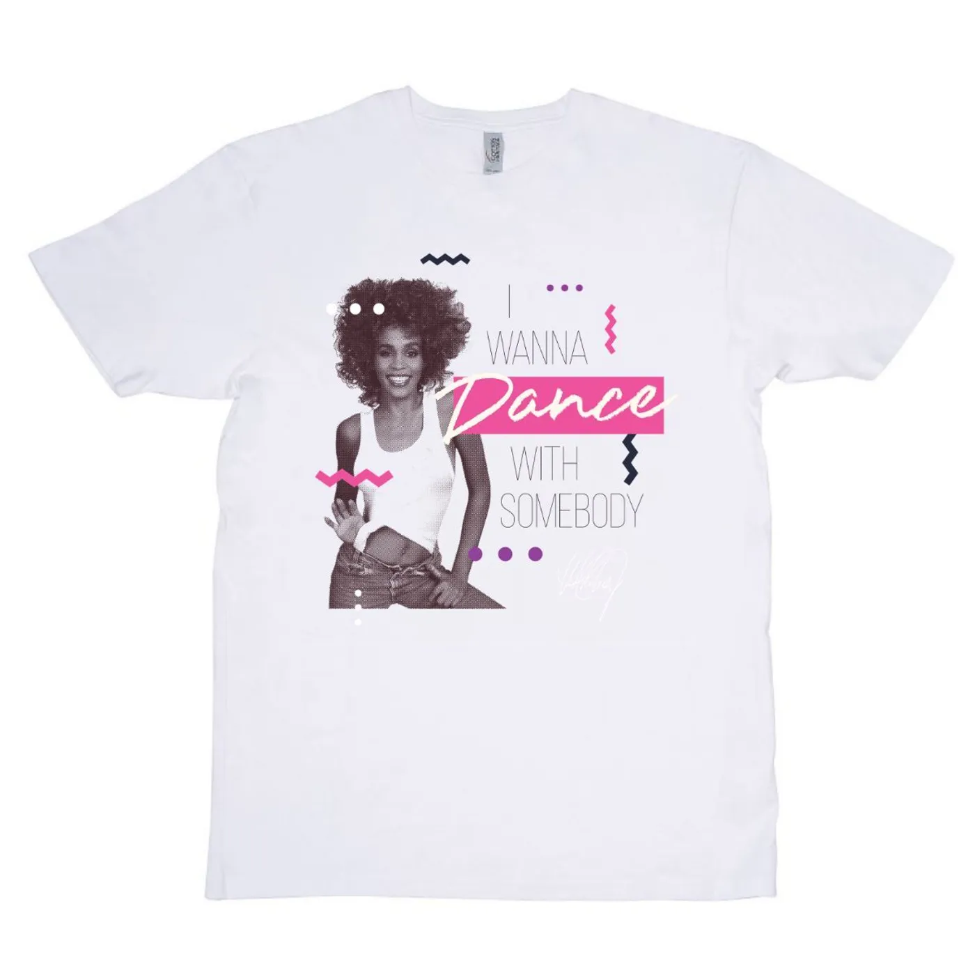Whitney Houston I Wanna Dance With Somebody Pop Heritage T-Shirt