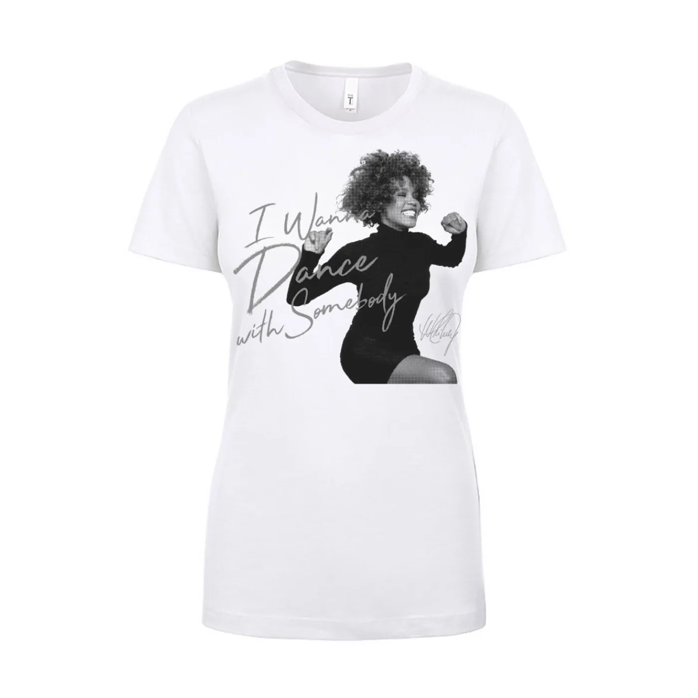 Whitney Houston Women's I Wanna Dance With Somebody Photo T-Shirt