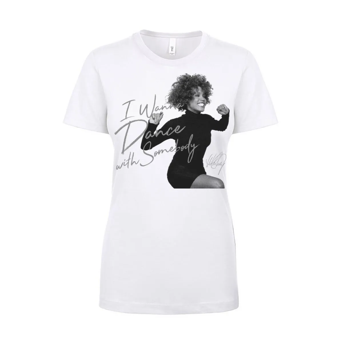 Women's I Wanna Dance With Somebody Photo T-Shirt