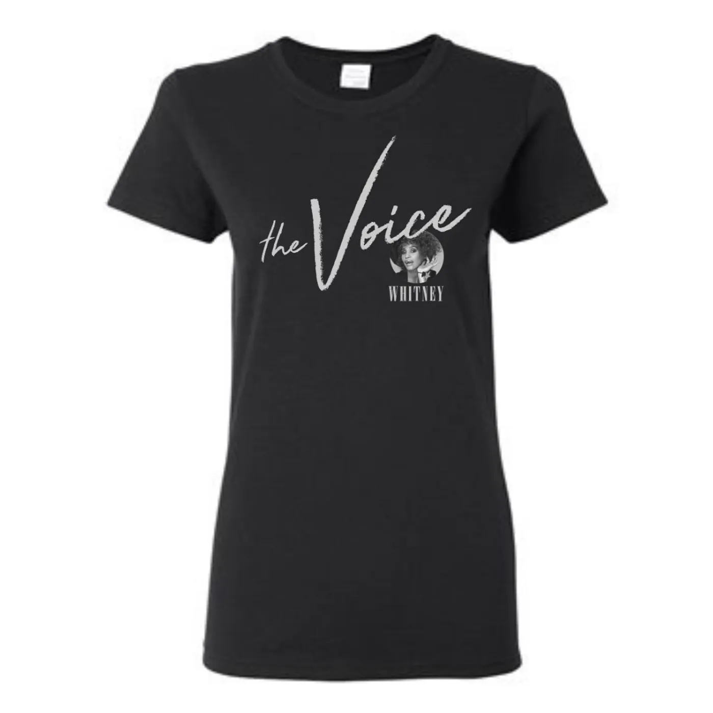 Whitney Houston Women's The Voice Handwritten T-Shirt
