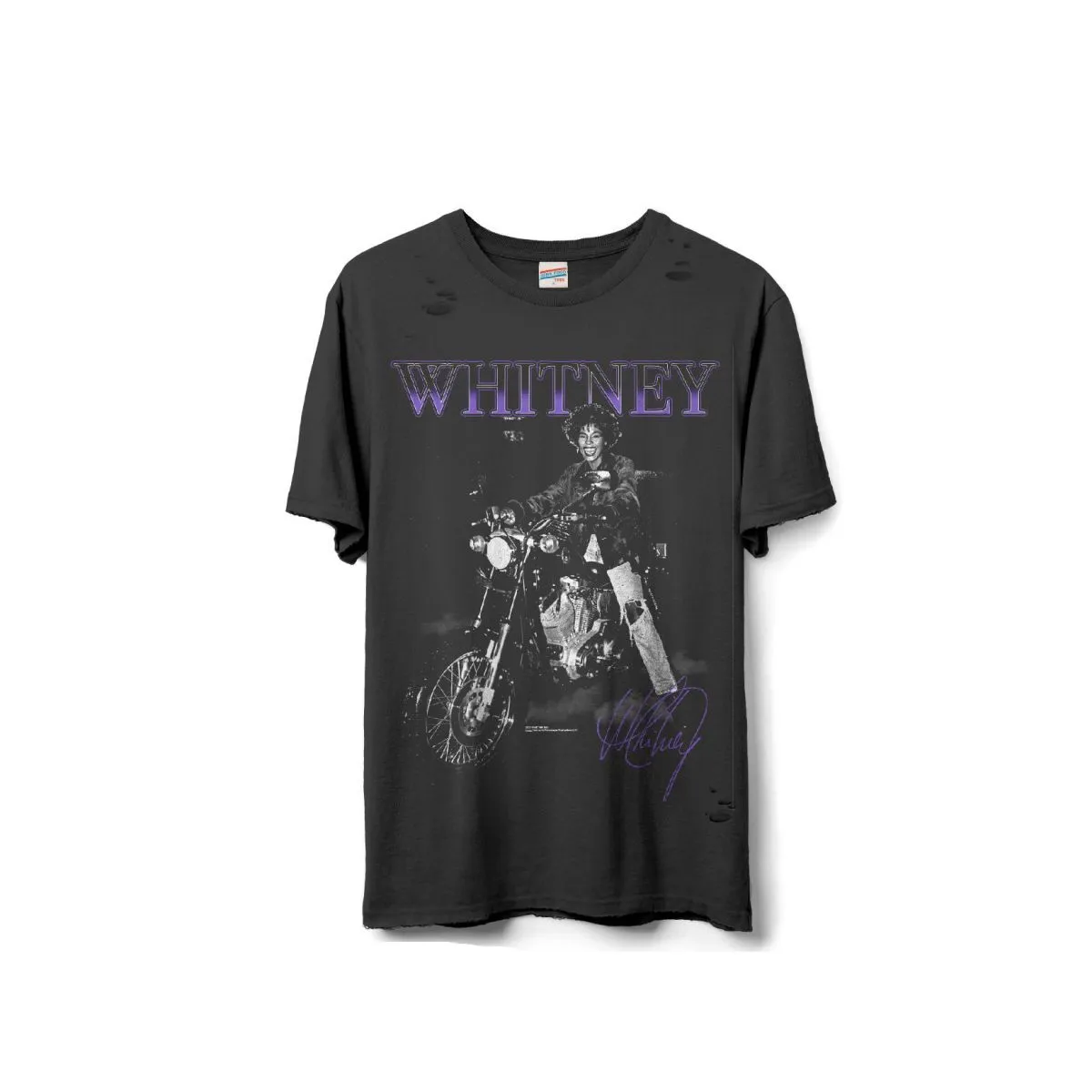 Whitney Motorcyle Distressed T-shirt