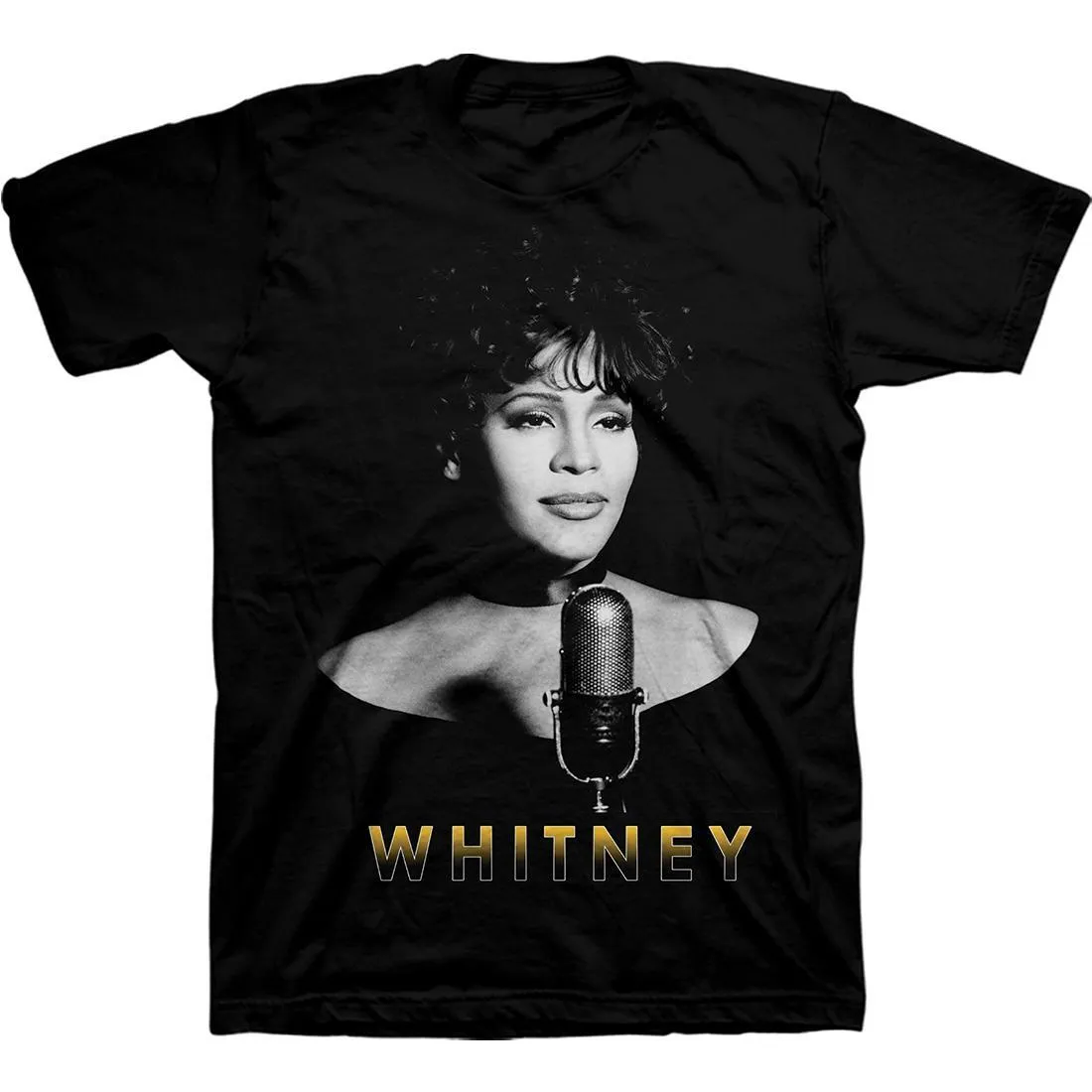 Black & White Microphone T-Shirt