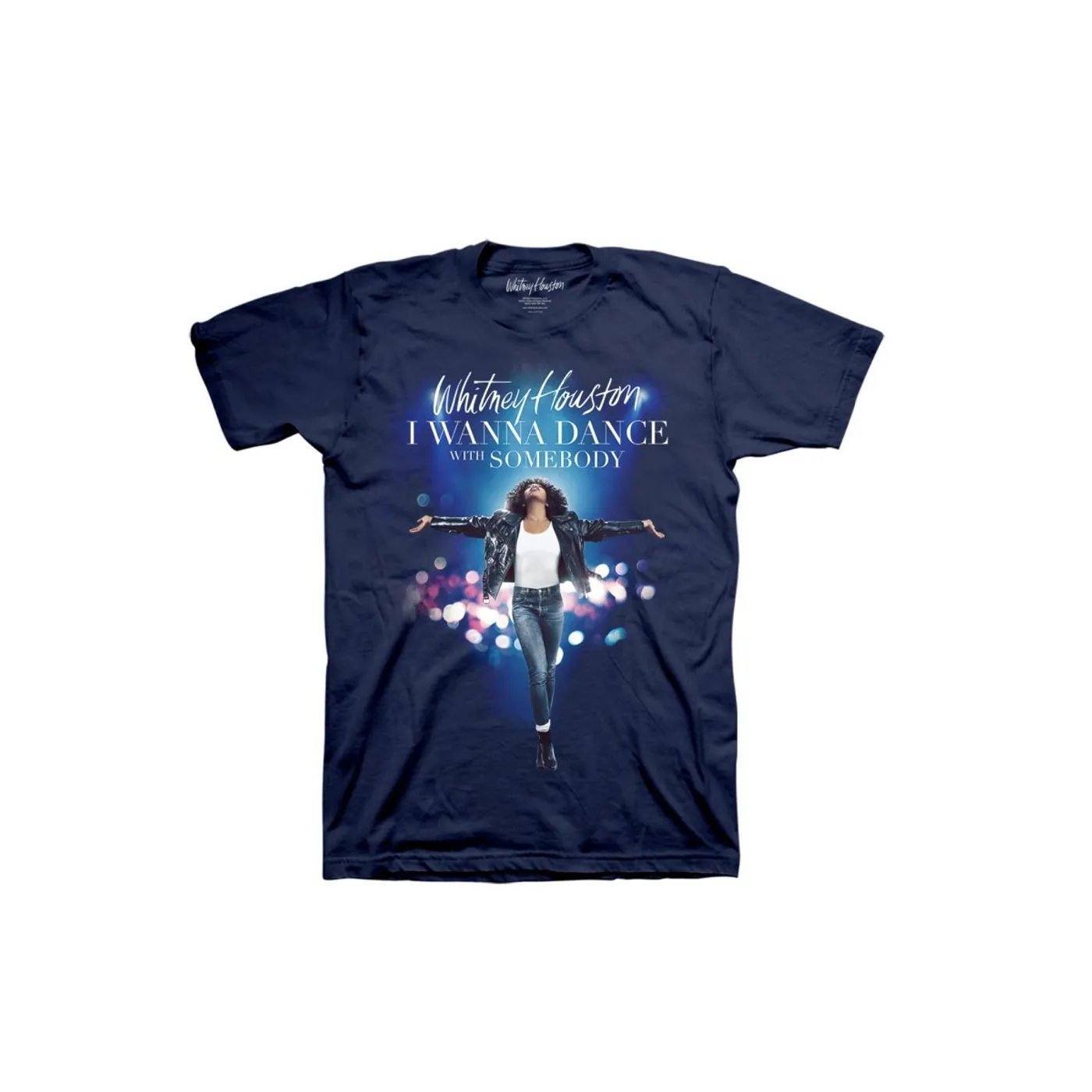 Whitney Houston I Wanna Dance With Somebody Movie T-shirt