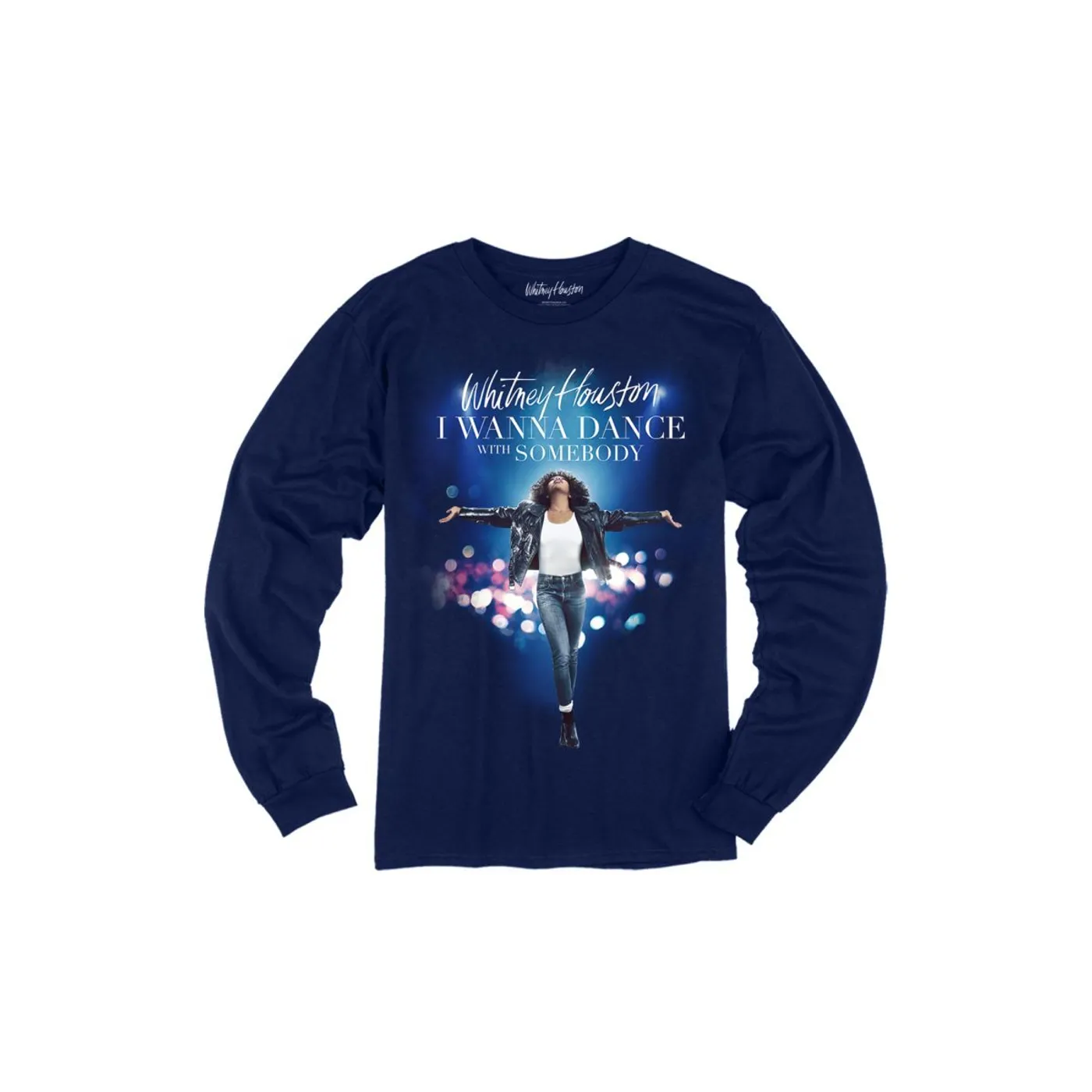 Whitney Houston I Wanna Dance With Somebody Movie Long Sleeve T-shirt