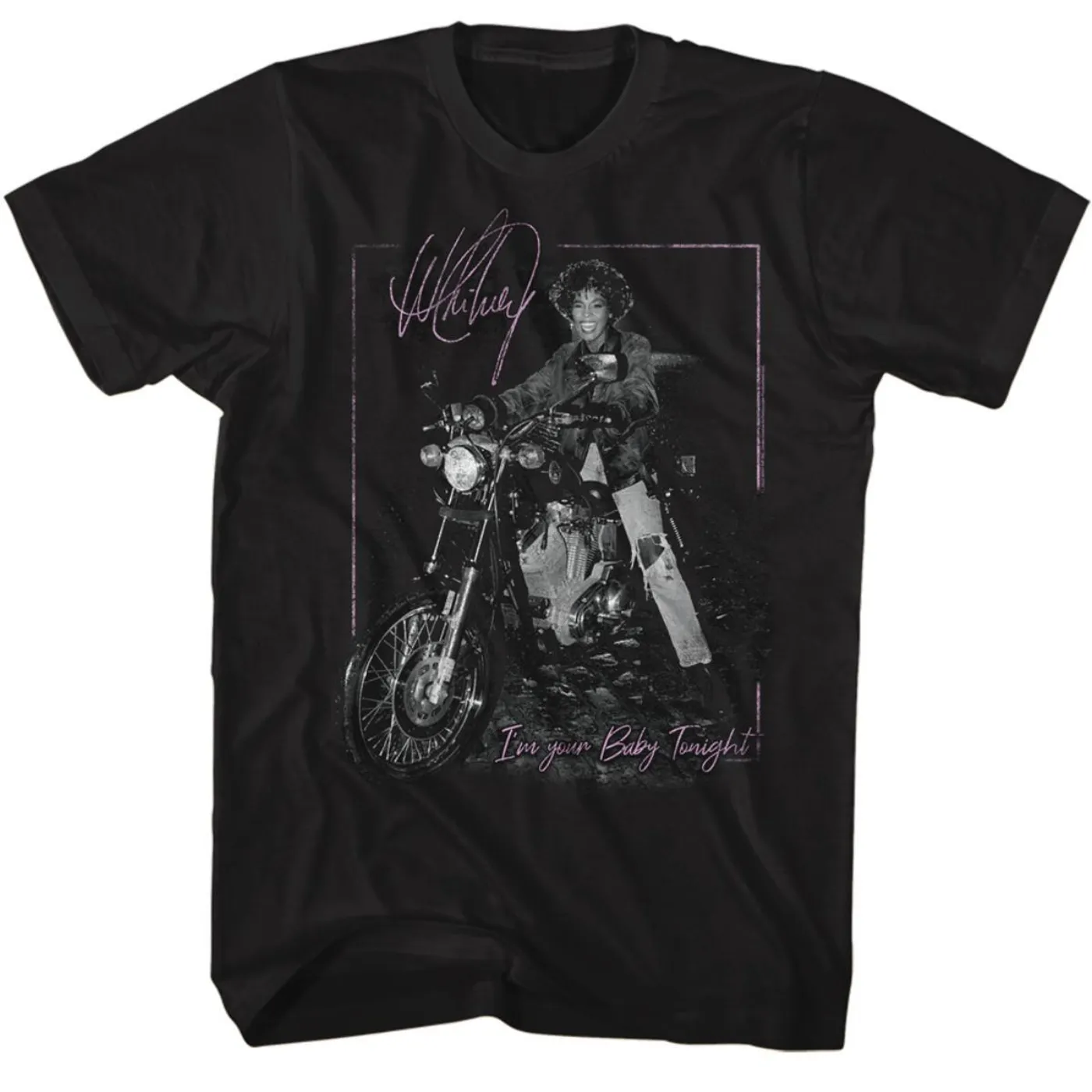 Whitney Houston Motorcycle T-Shirt