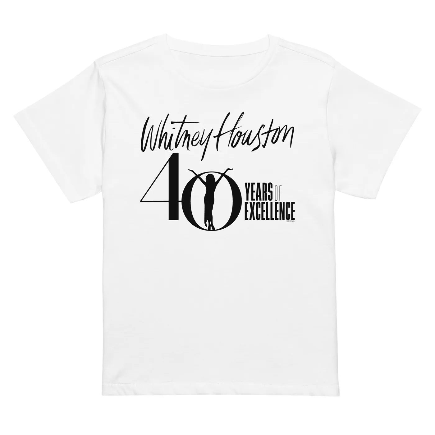 Whitney Houston 40 Years of Excellence Women's T-Shirt