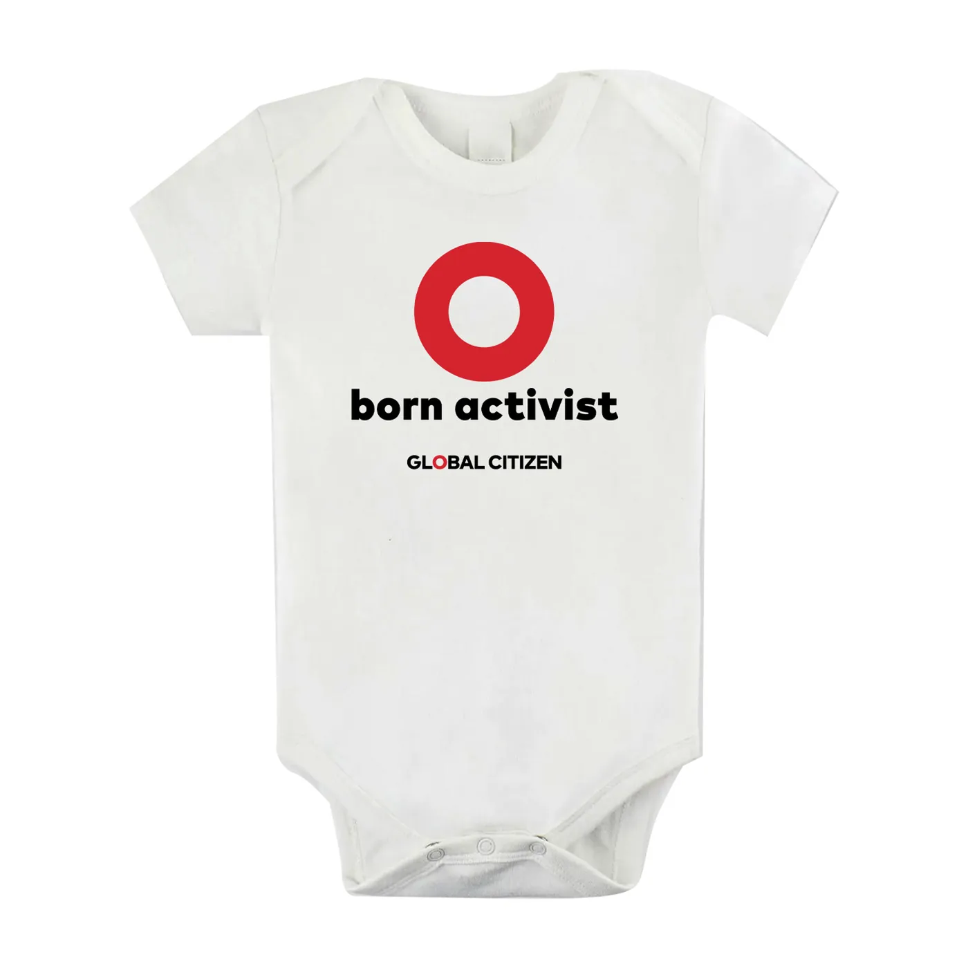 Global Citizen Festival  Born Activist Baby Onesie, White