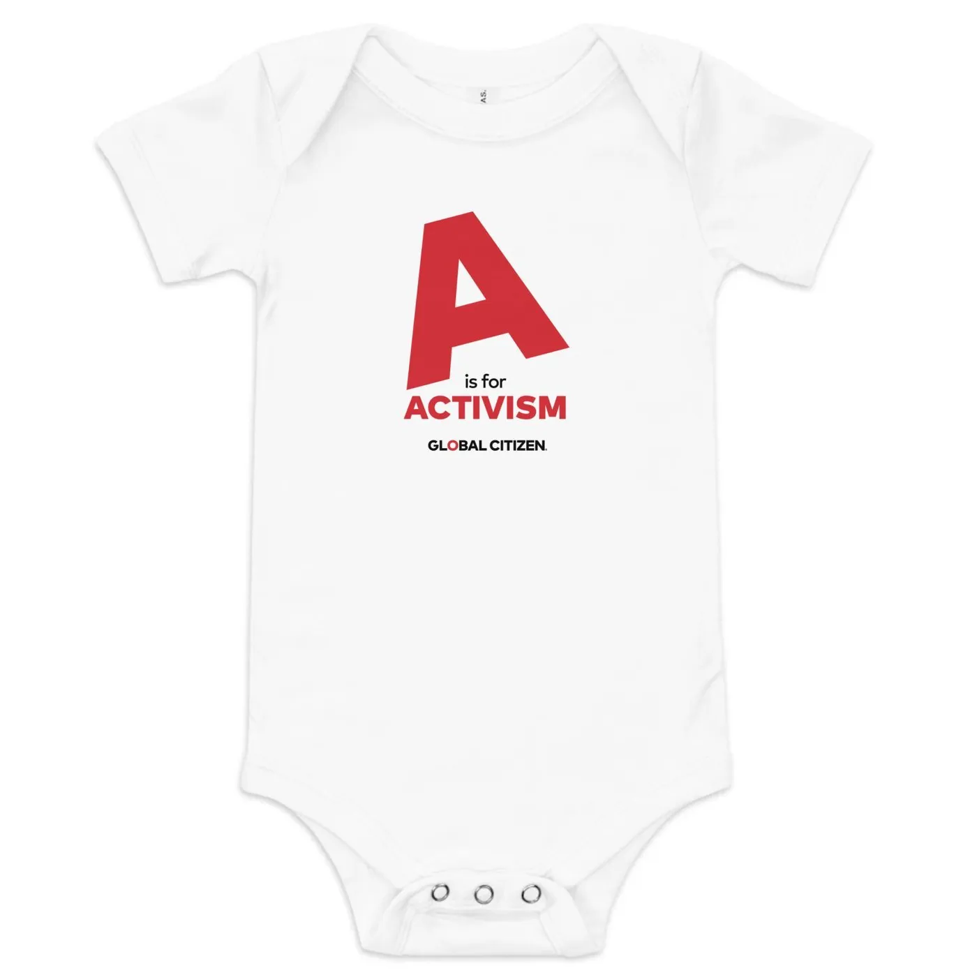Global Citizen Festival  A is for Activism Baby Onesie