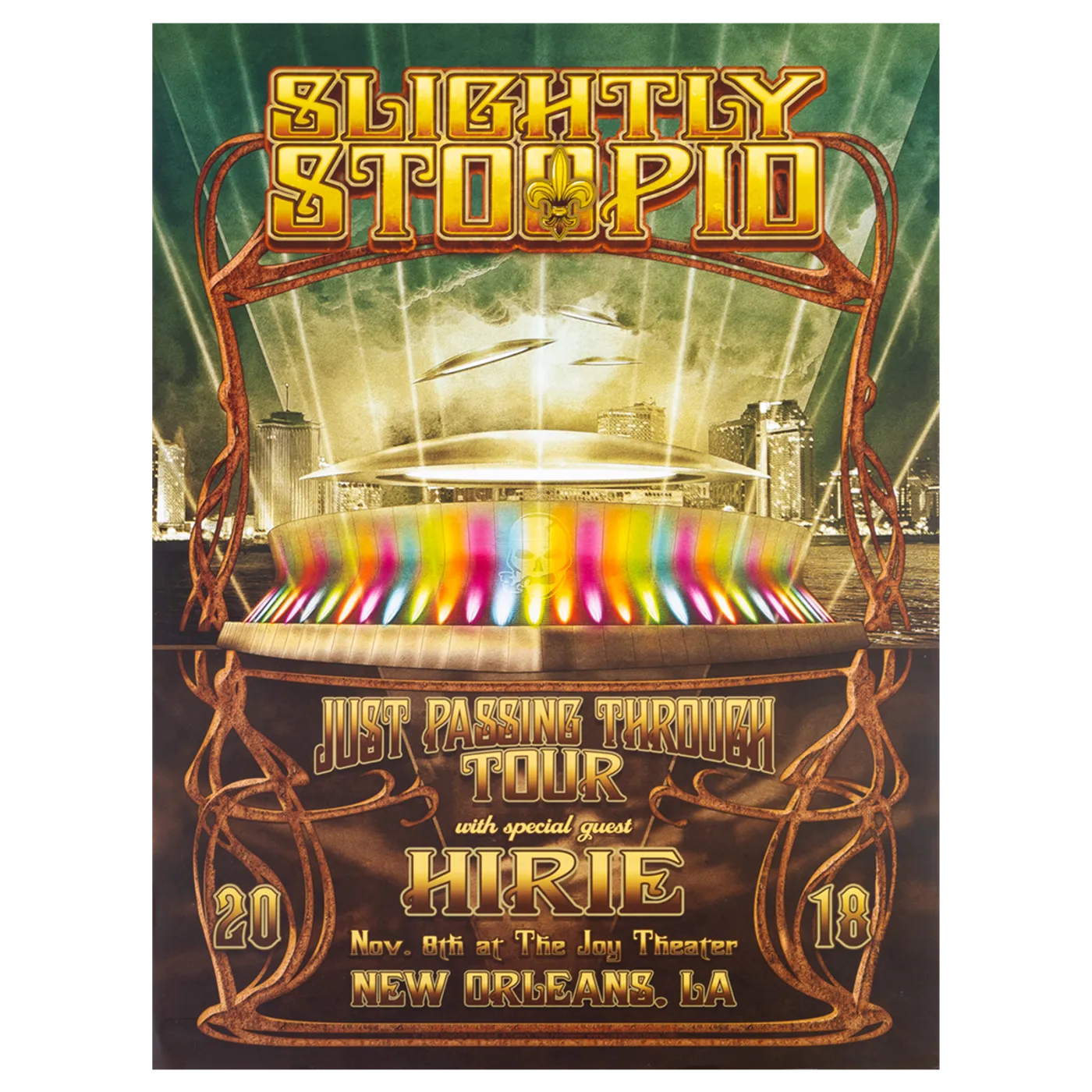 Slightly Stoopid New Orleans LA - 11.8.18 Poster