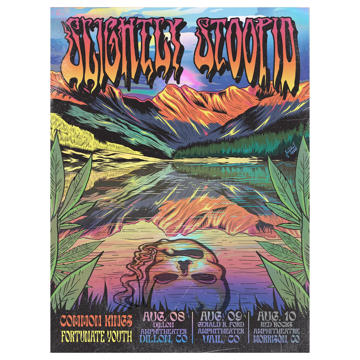 Slightly Stoopid 2024 Colorado Event Foil Poster