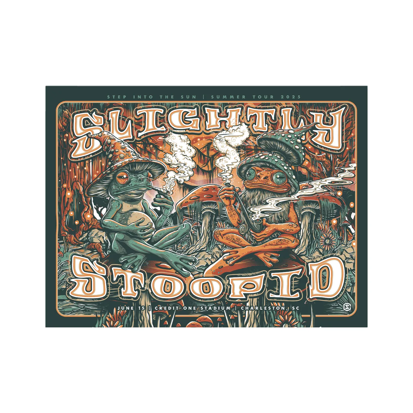 Slightly Stoopid 6/15/2025 Charleston, SC Cameron Schuyler Poster